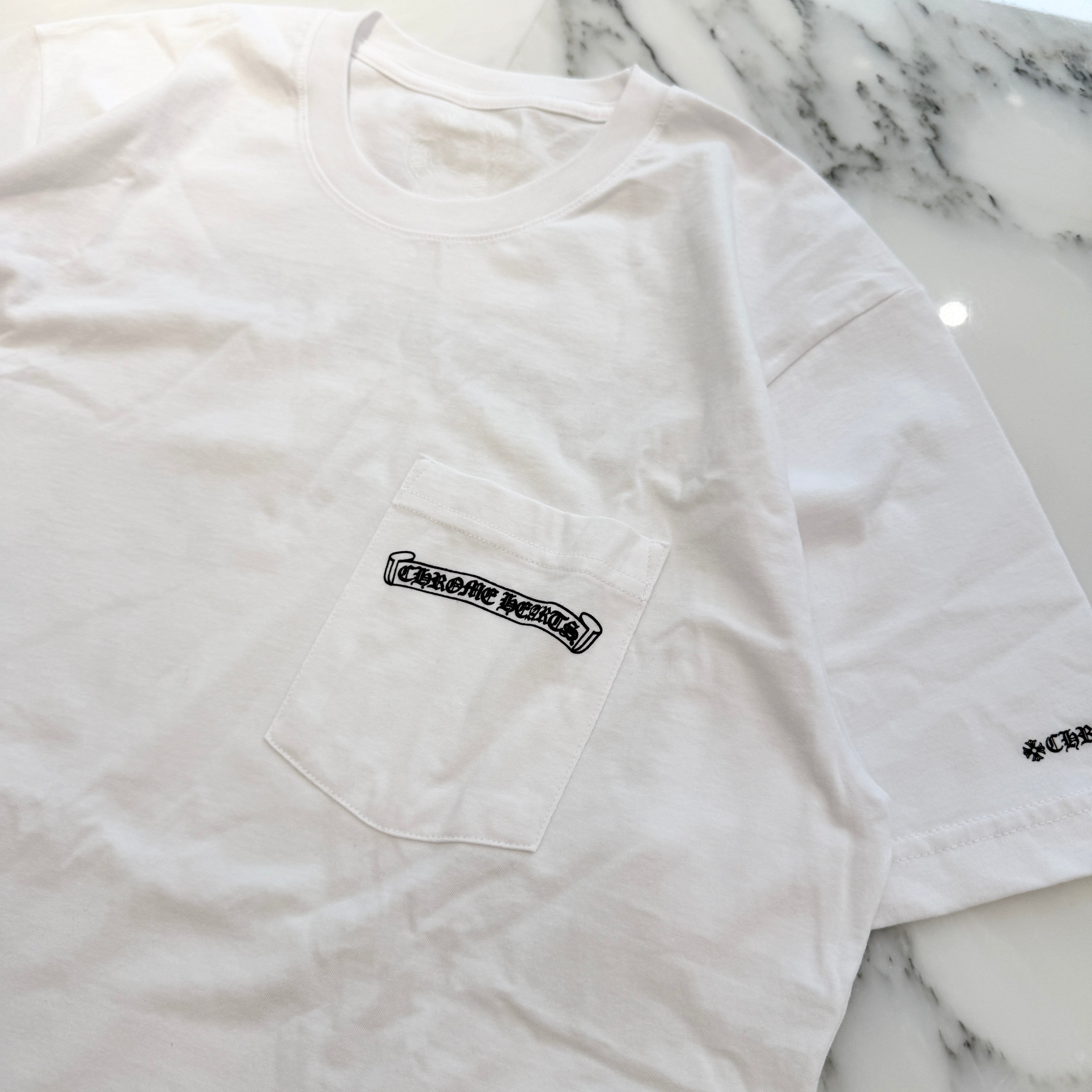 CHROME HEARTS Back Scroll Logo Tee Size L クロムハーツ バックスクロールロゴ Tシャツ サイズL