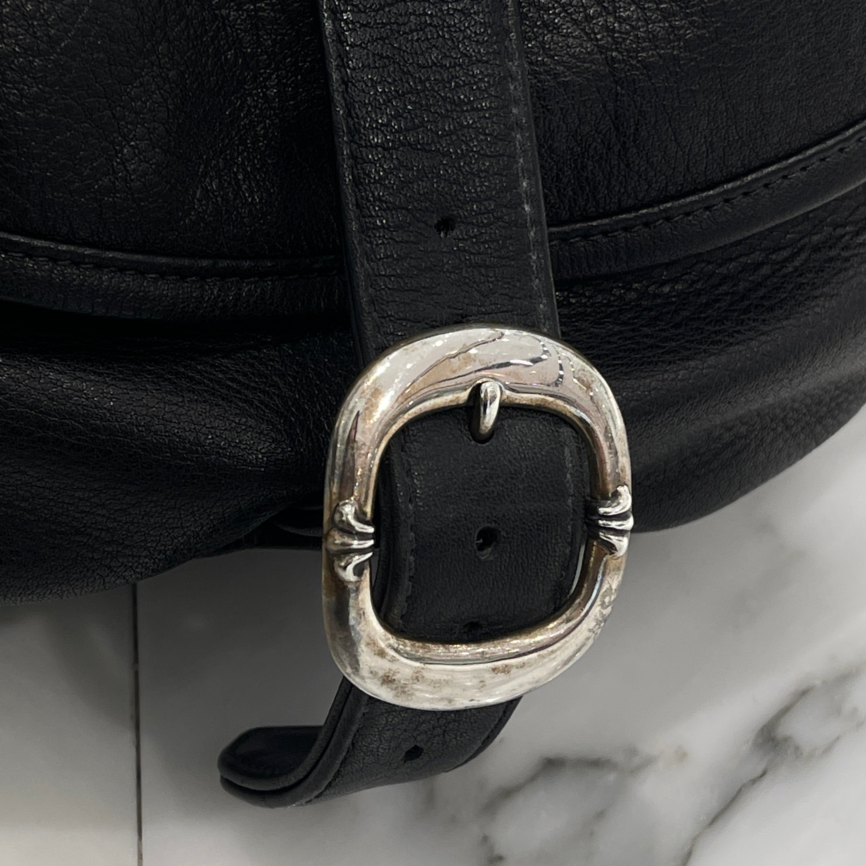 CHROME HEARTS 1 SNAT PACK MEDIUM LEATHER WAIST BAG Size XL