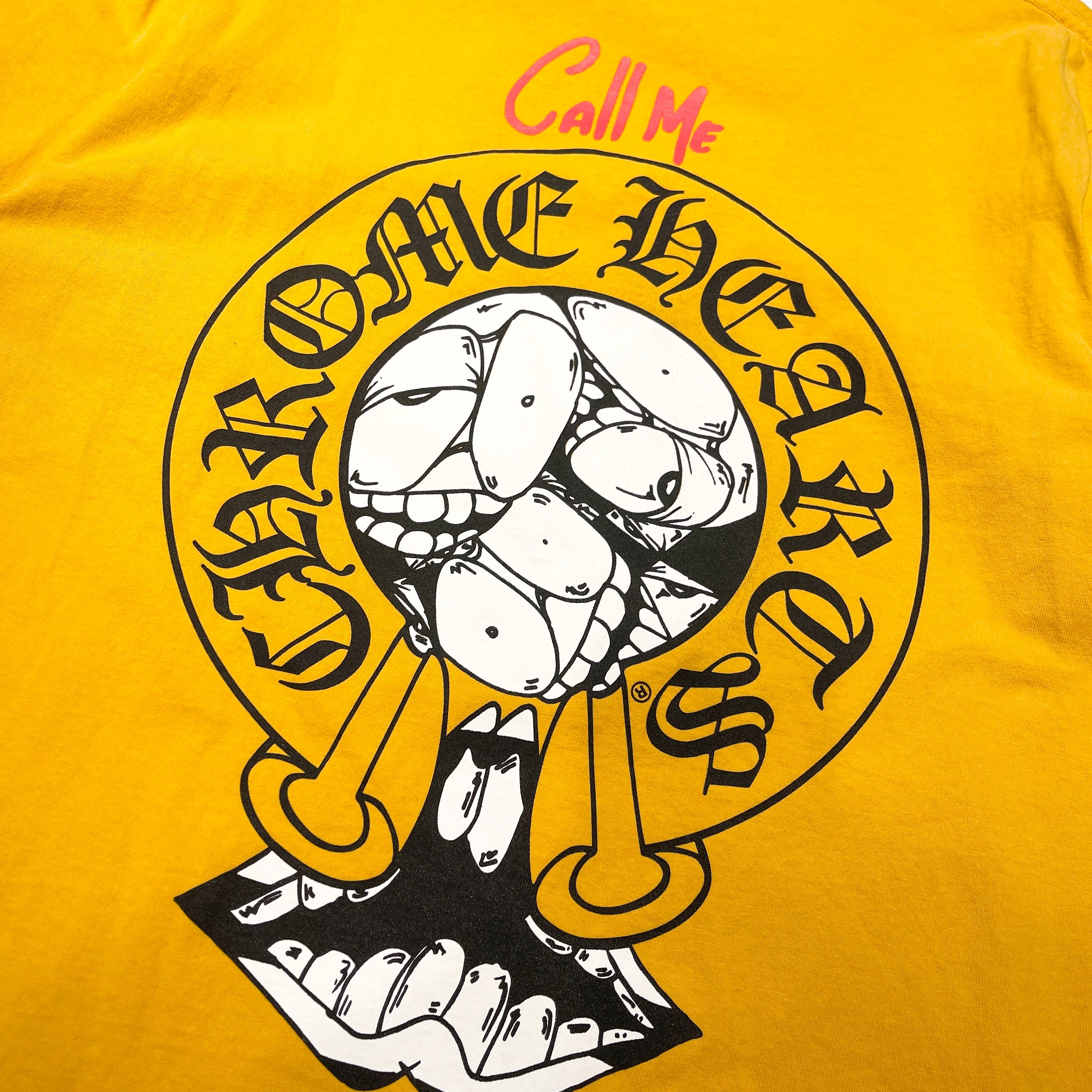 CHROME HEARTS × MATTY BOY 2019SS PPO Mustard Tee Size L クロムハーツ × マッティボーイ マスタード Tシャツ サイズL