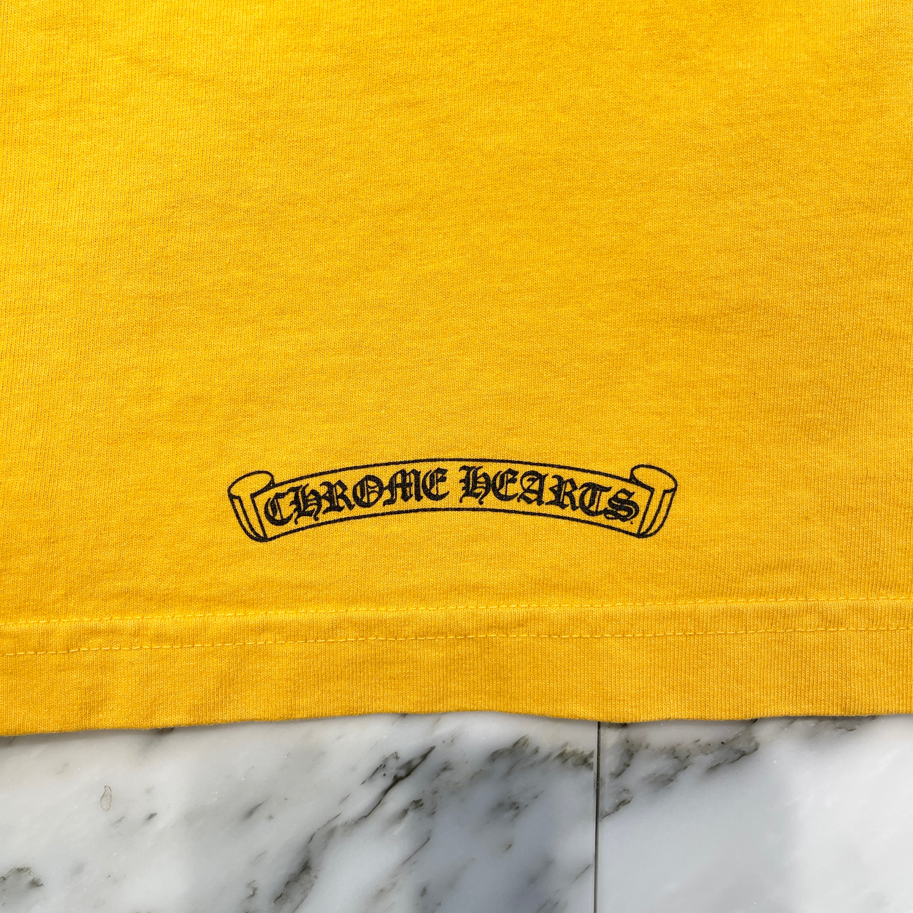 CHROME HEARTS × MATTY BOY 2019SS PPO Mustard Tee Size L クロムハーツ × マッティボーイ マスタード Tシャツ サイズL