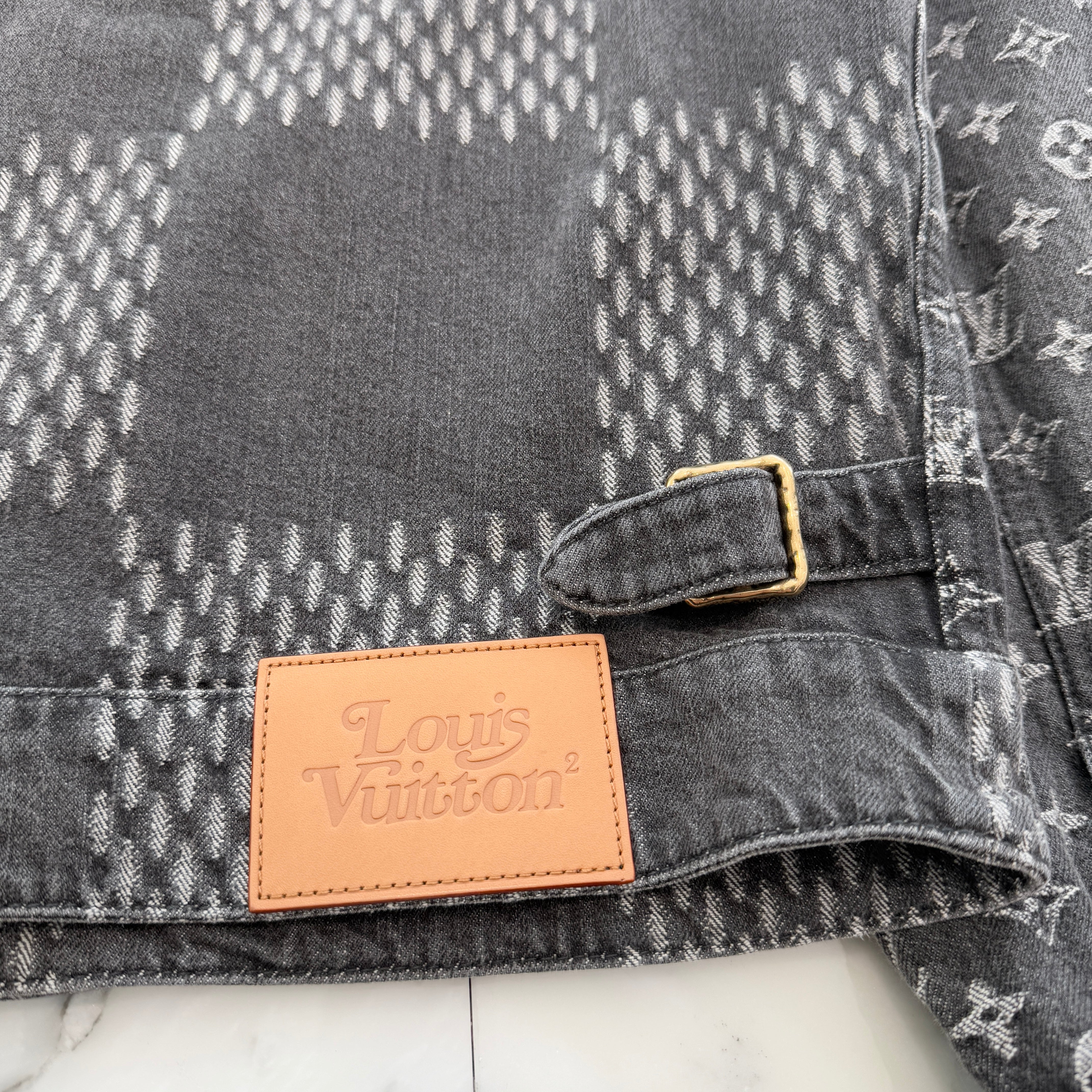 LOUIS VUITTON × NIGO 2020AW Giant Damier Waves Denim Jacket Size 44 ルイヴィトン × ニゴー ジャイアントダミエ ウェーブス デニムジャケット サイズ44