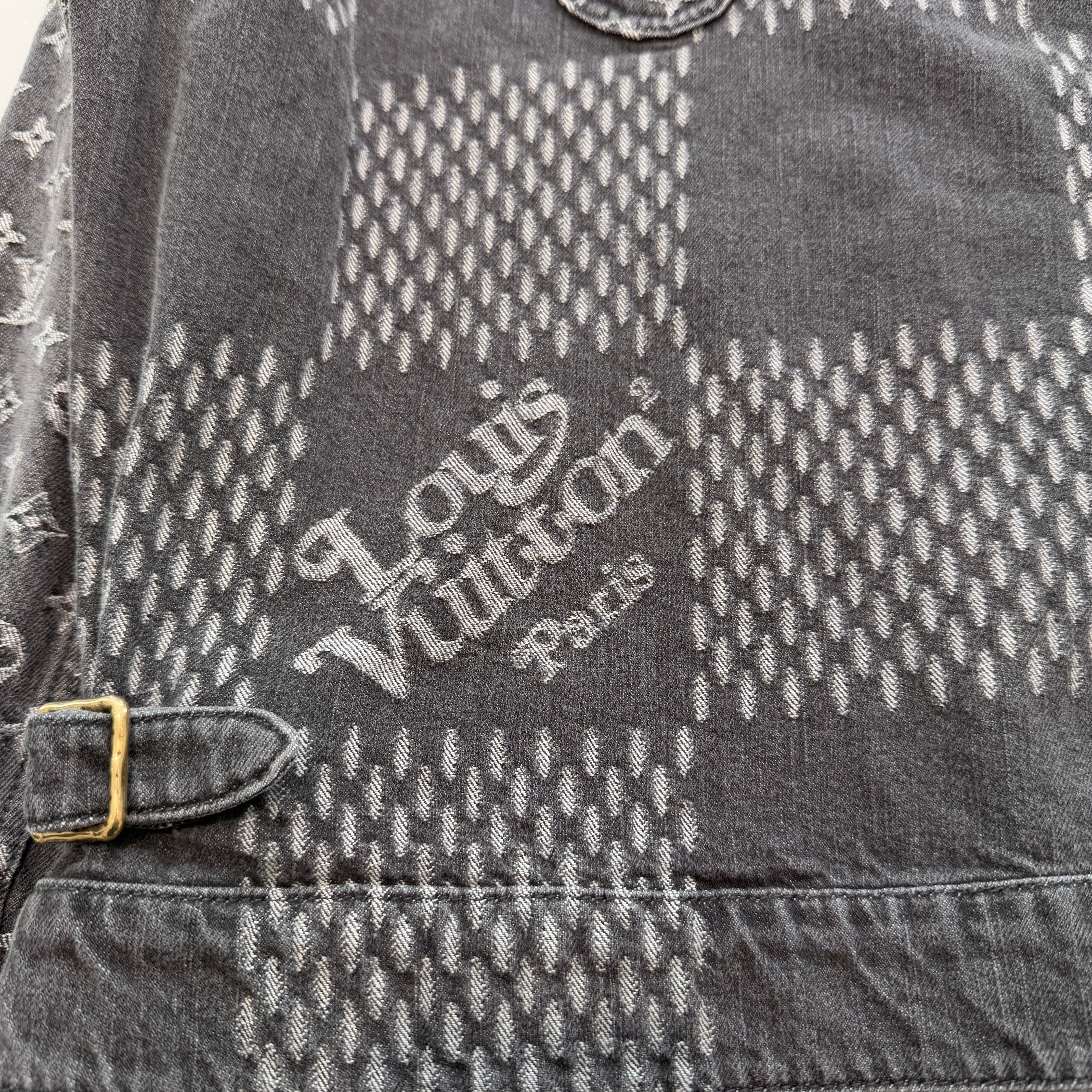 LOUIS VUITTON × NIGO 2020AW Giant Damier Waves Denim Jacket Size 44 ルイヴィトン × ニゴー ジャイアントダミエ ウェーブス デニムジャケット サイズ44