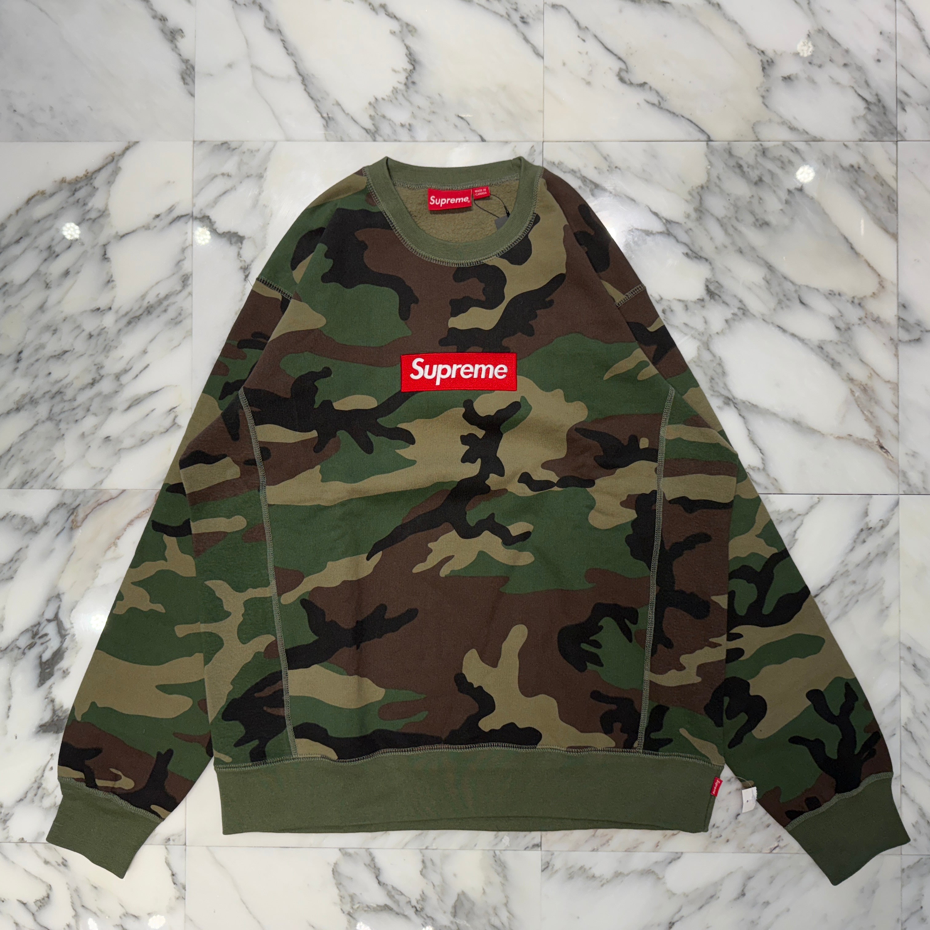 Supreme 2015AW Box Logo Camo Sweat Shirt Size XL シュプリーム ボックスロゴ カモ スウェットシャツ サイズXL