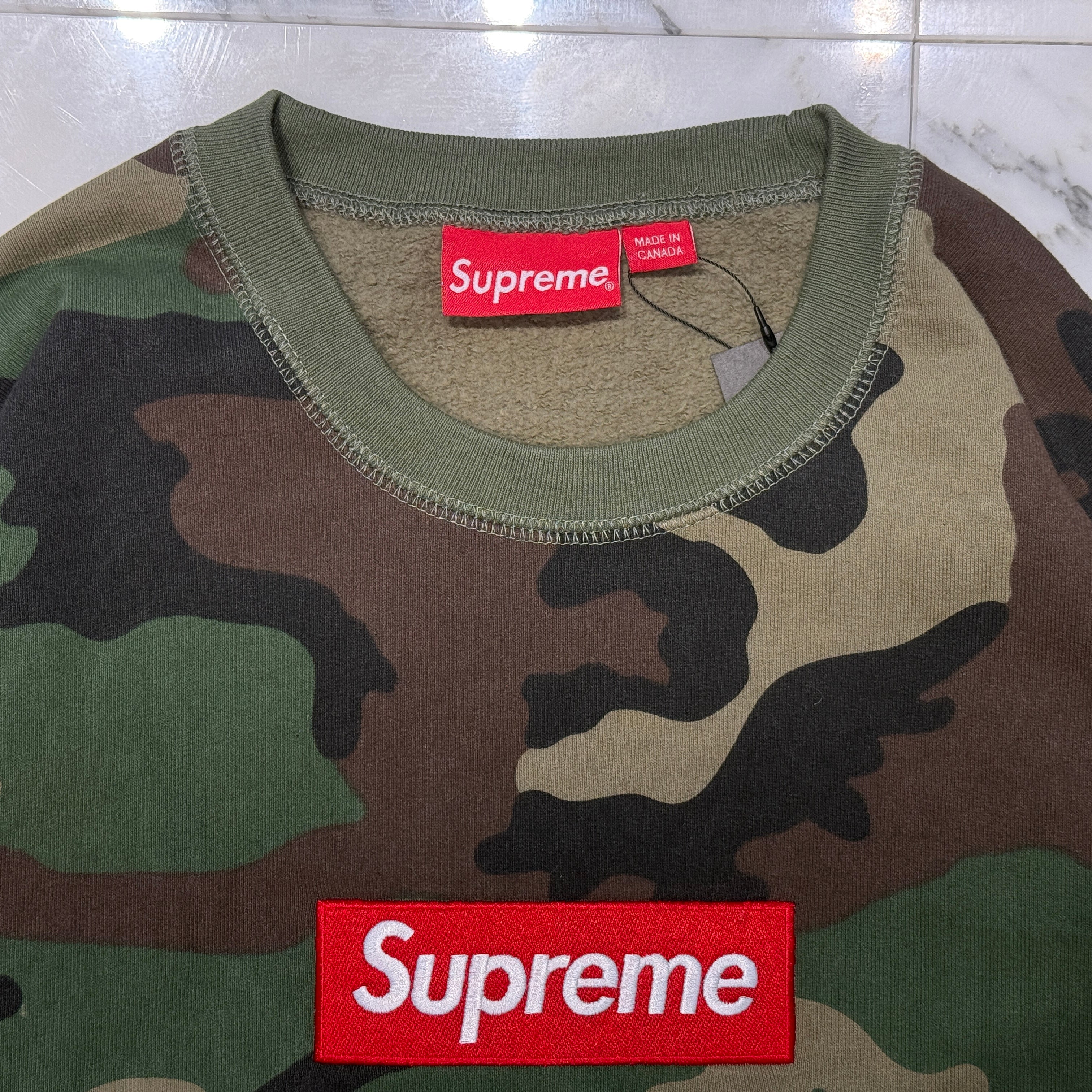 Supreme 2015AW Box Logo Camo Sweat Shirt Size XL シュプリーム ボックスロゴ カモ スウェットシャツ サイズXL