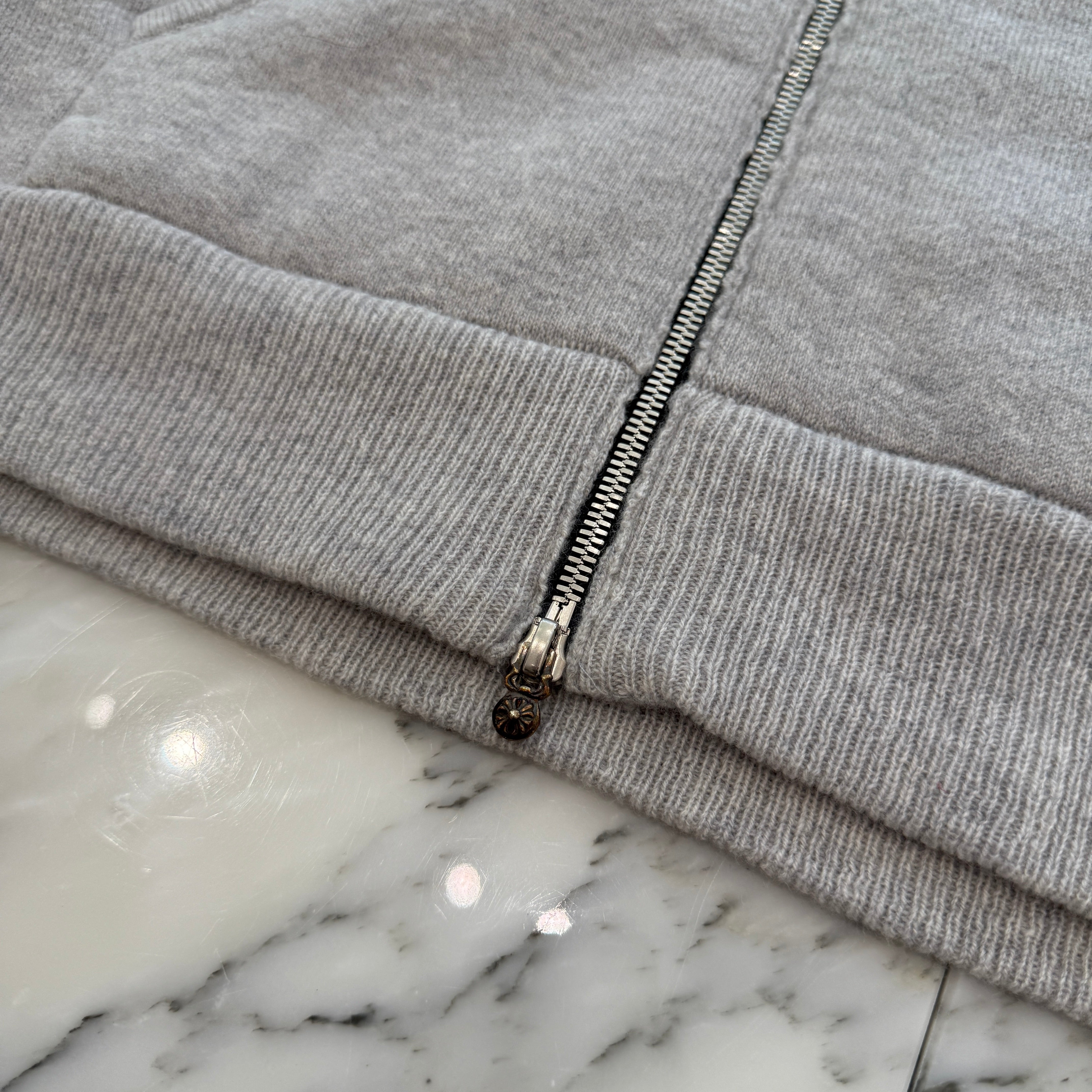 CHROME HEARTS Y NOT Arm Logo Cashmere Knit Zip Up Hoodie Size S クロムハーツ ワイノット アームロゴ カシミヤジップアップフーディ サイズS