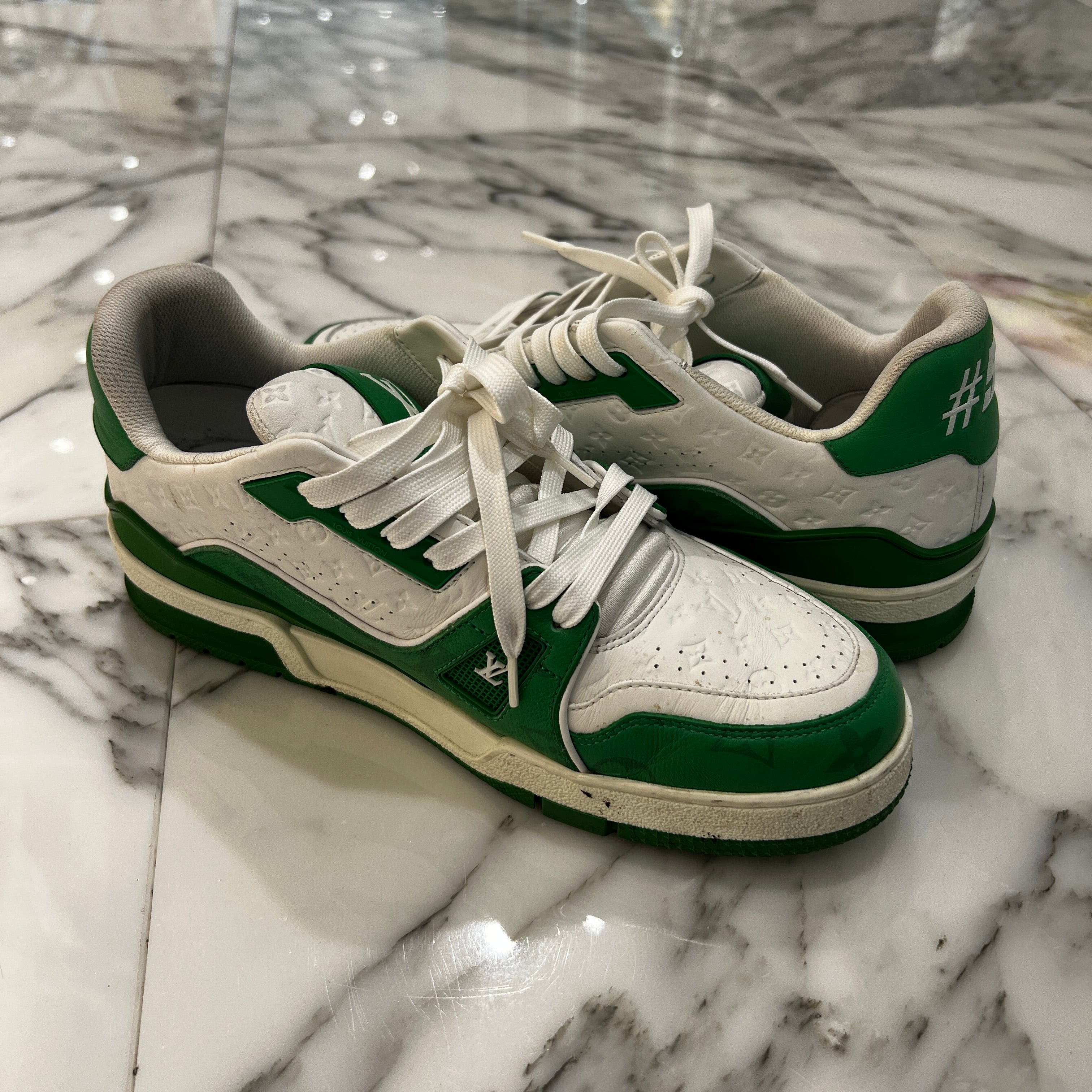 LOUIS VUITTON 2022AW Monogram LV Trainer Sneakers 91198A1 Size 6 1/2 (24.5cm) ルイヴィトン モノグラム LVトレーナー スニーカー 6 1/2 (24.5cm)