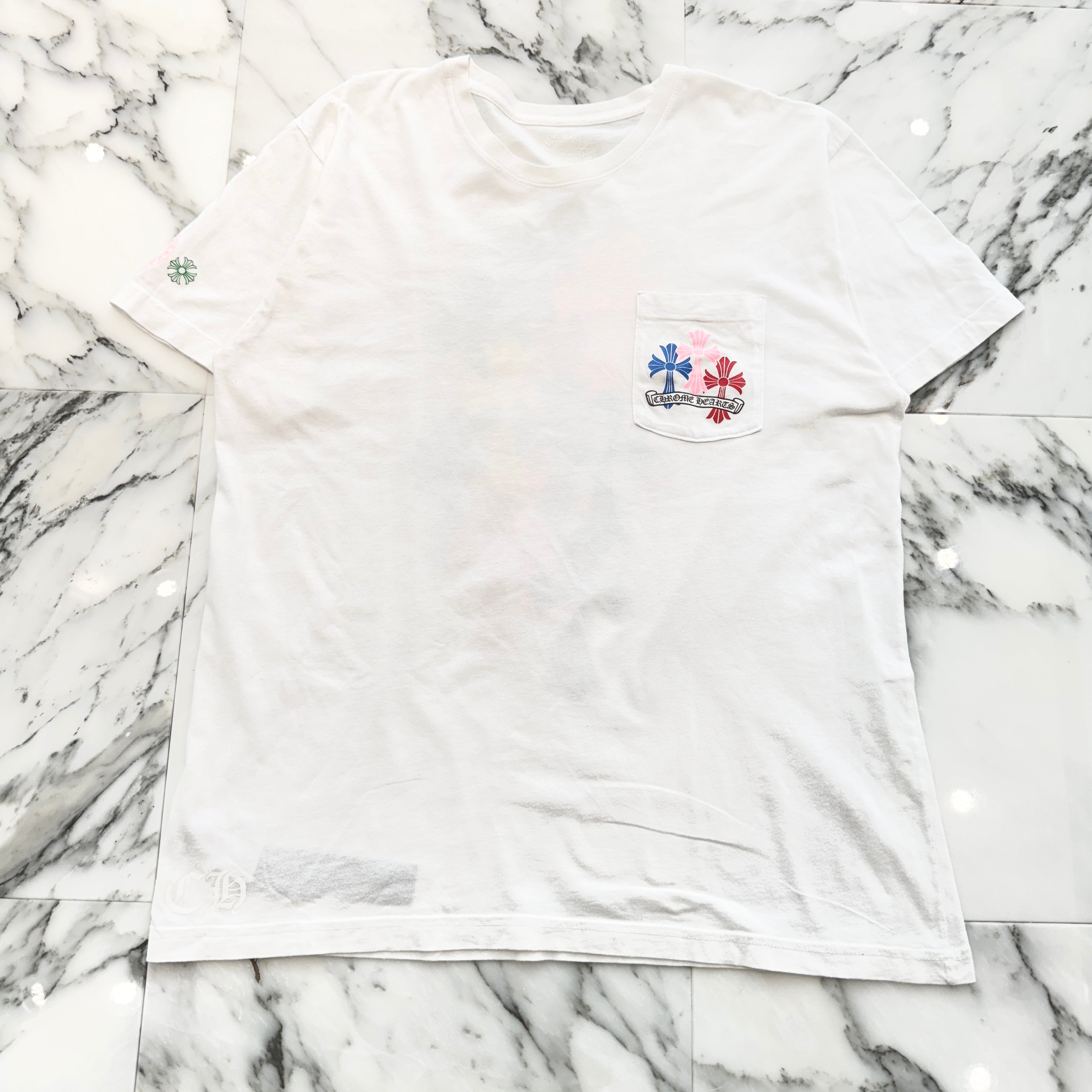 CHROME HEARTS 2021SS MLTCOL CEM CRS Tee Size XL クロムハーツ マルチカラー セメタリークロス Tシャツ サイズXL