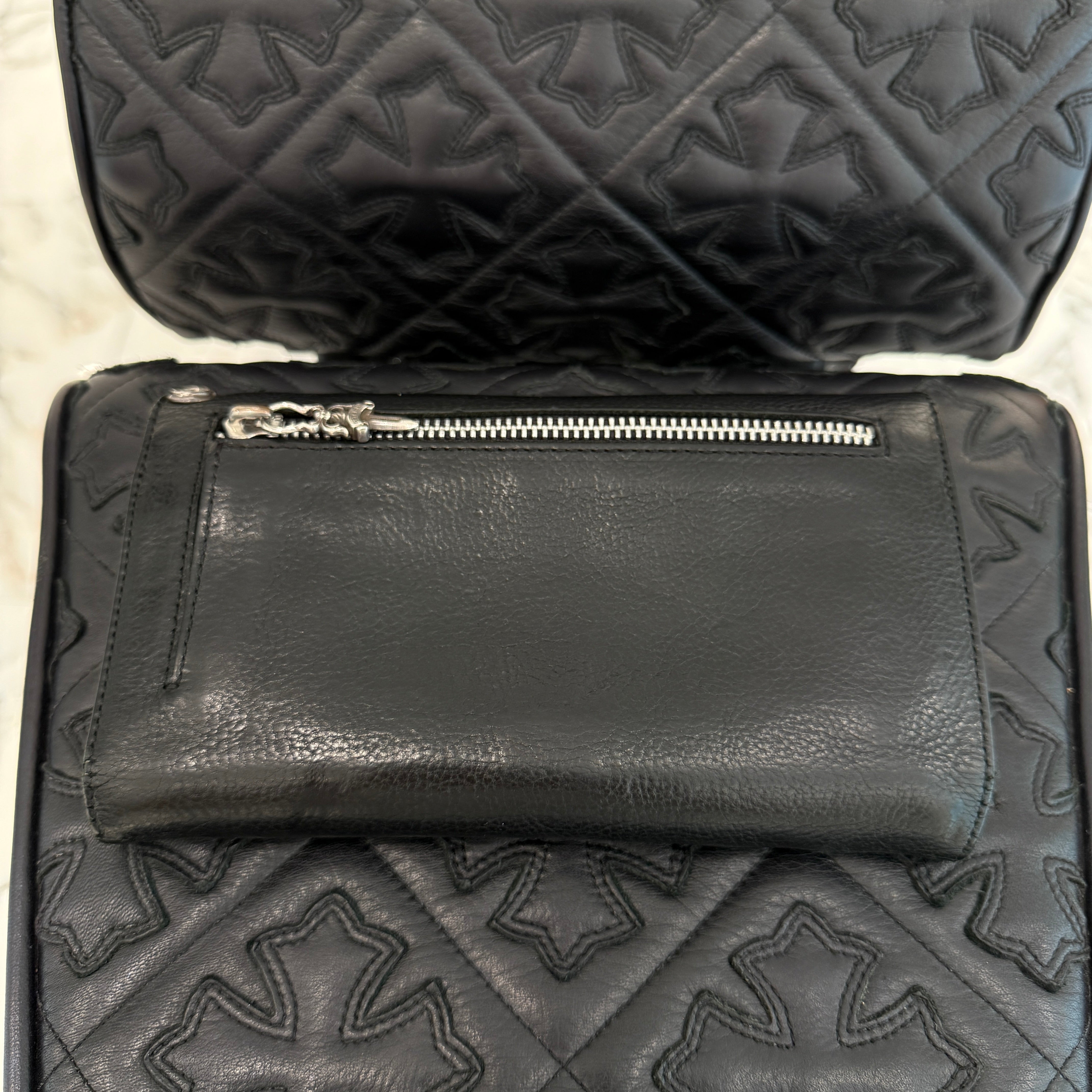 CHROME HEARTS WAVE CROSS BALL ウォレット CHROME HEARTS Wave Cross Ball Wallet Alligator クロムハーツ