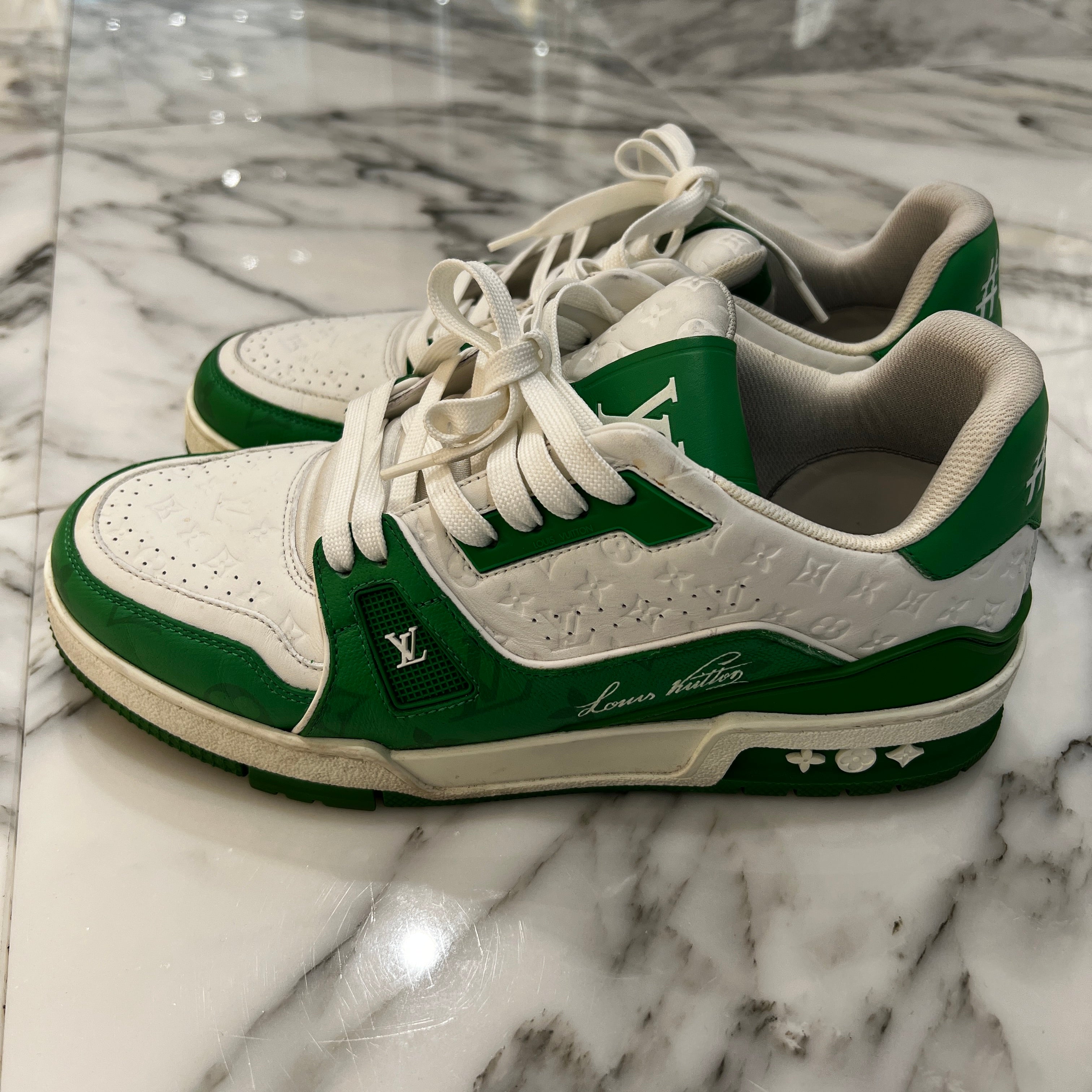 LOUIS VUITTON 2022AW Monogram LV Trainer Sneakers 91198A1 Size 6 1/2 (24.5cm) ルイヴィトン モノグラム LVトレーナー スニーカー 6 1/2 (24.5cm)