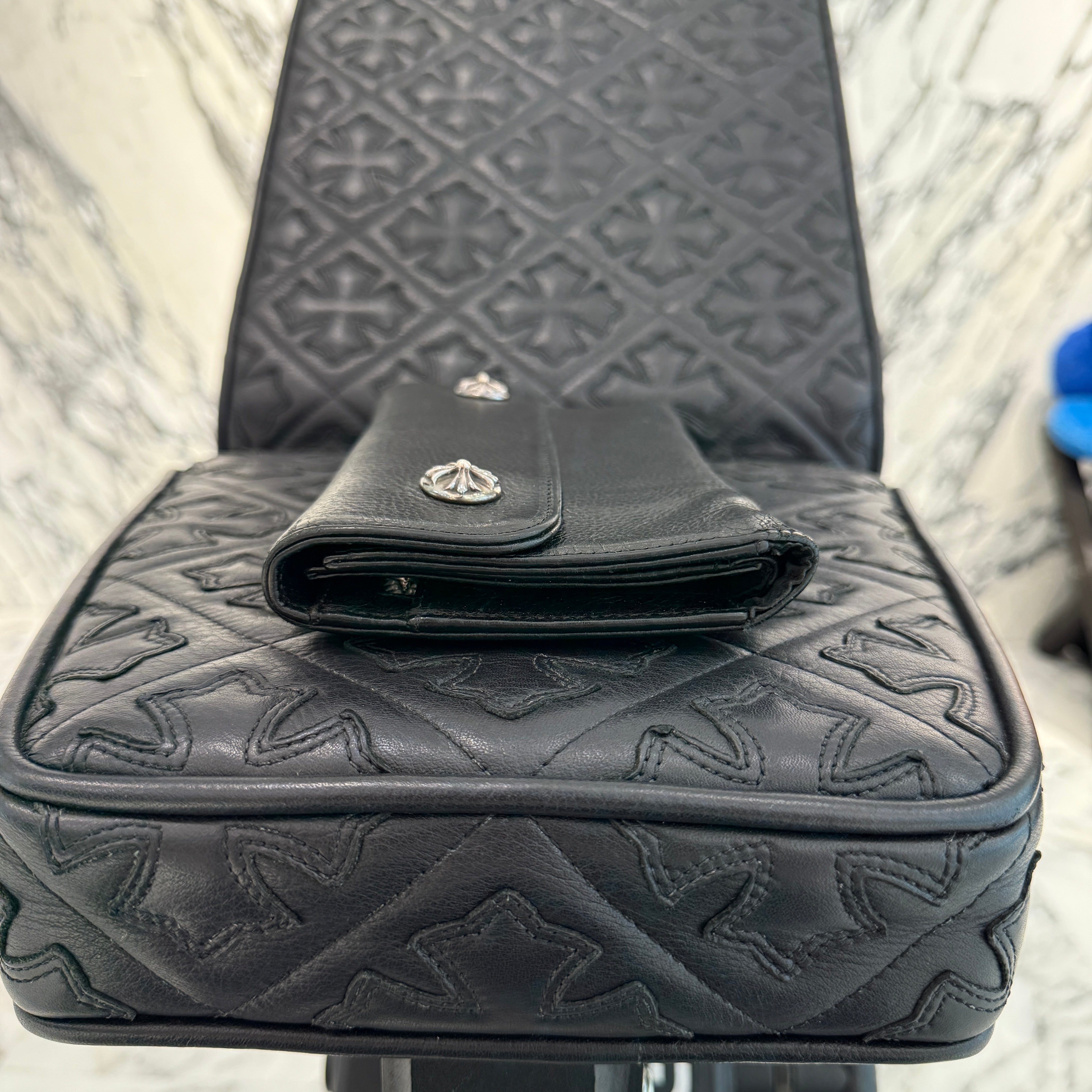 CHROME HEARTS Wave Cross Ball Wallet クロムハーツ ウェーブクロスボール ウォレット