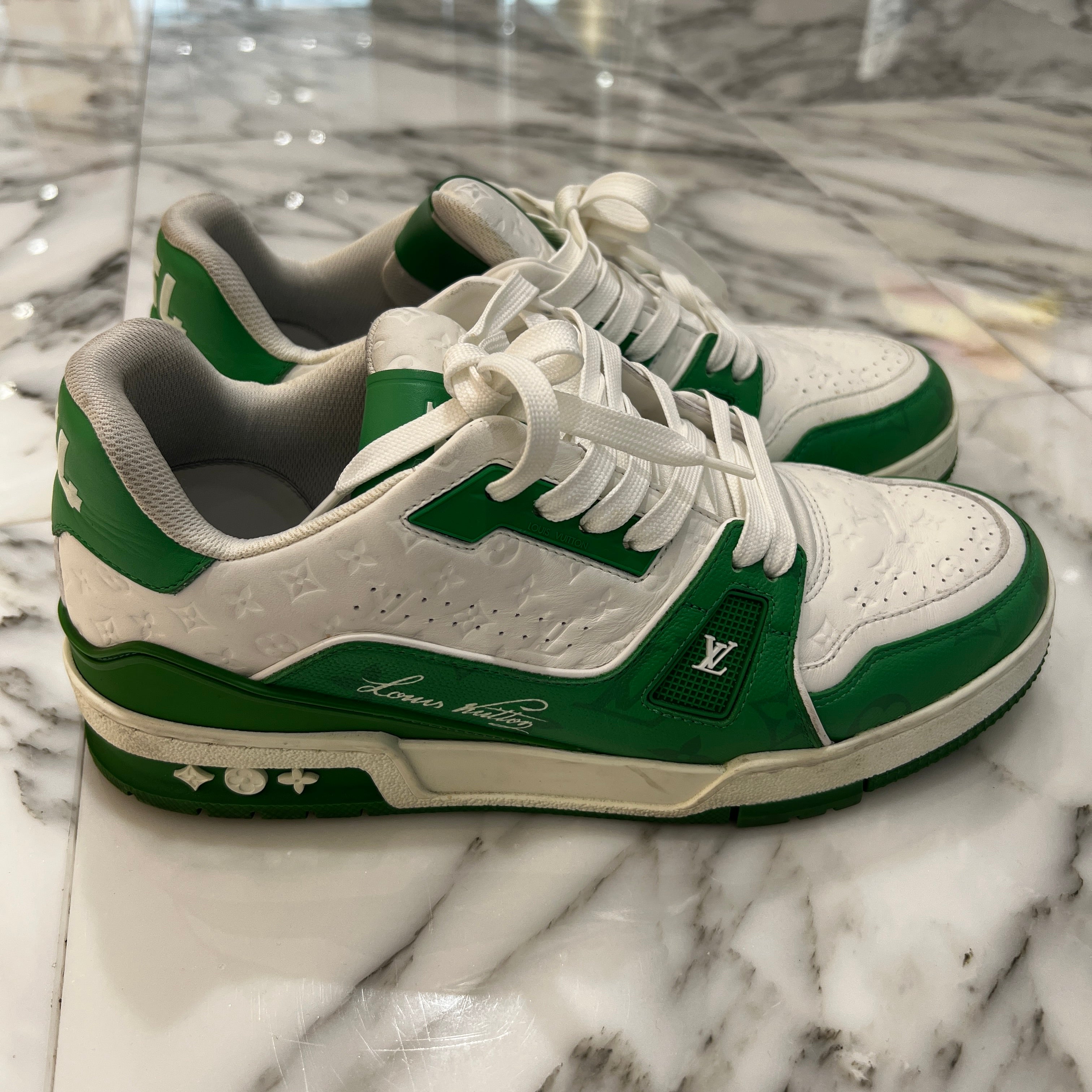 LOUIS VUITTON 2022AW Monogram LV Trainer Sneakers 91198A1 Size 6 1/2 (24.5cm) ルイヴィトン モノグラム LVトレーナー スニーカー 6 1/2 (24.5cm)