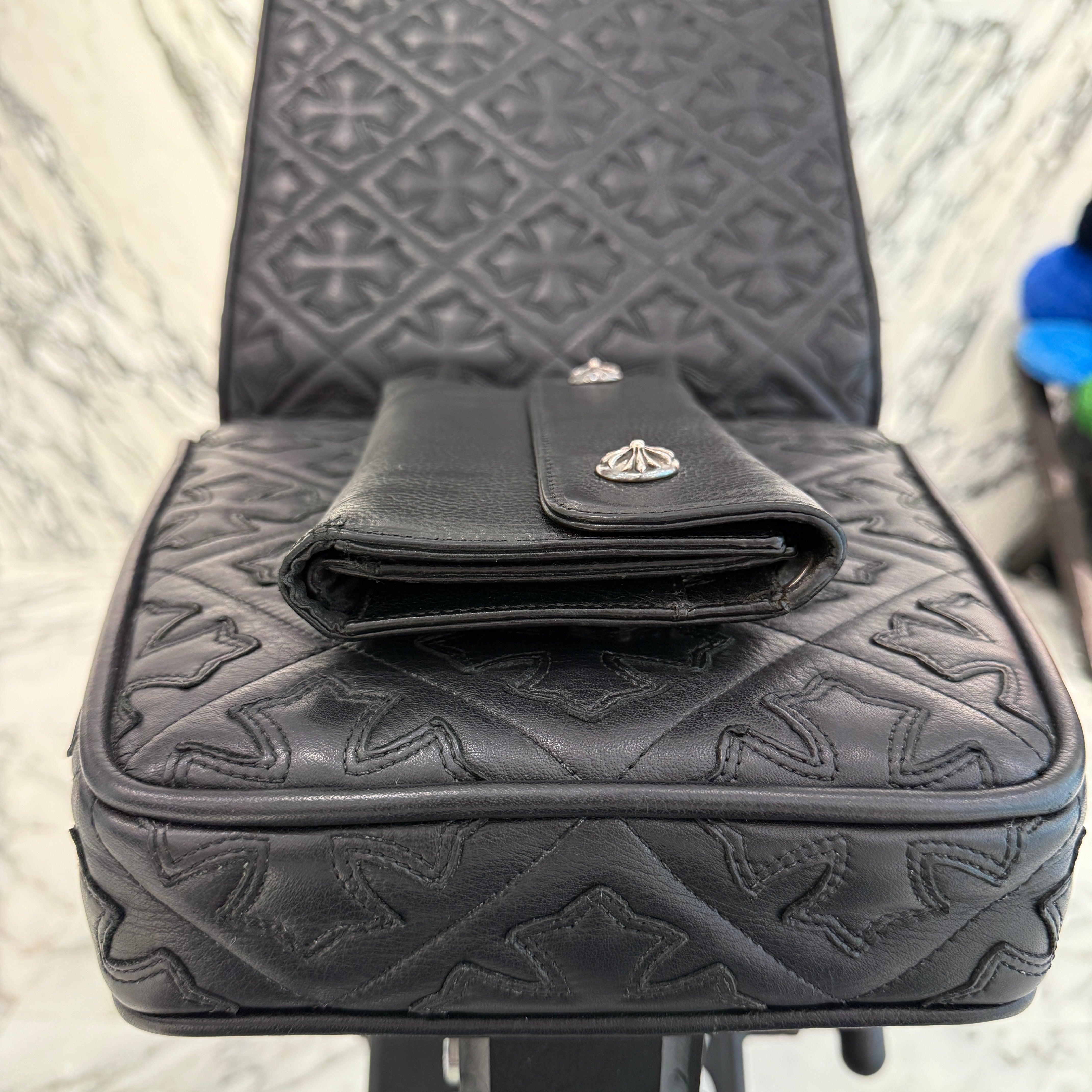 CHROME HEARTS Wave Cross Ball Wallet クロムハーツ ウェーブクロスボール ウォレット