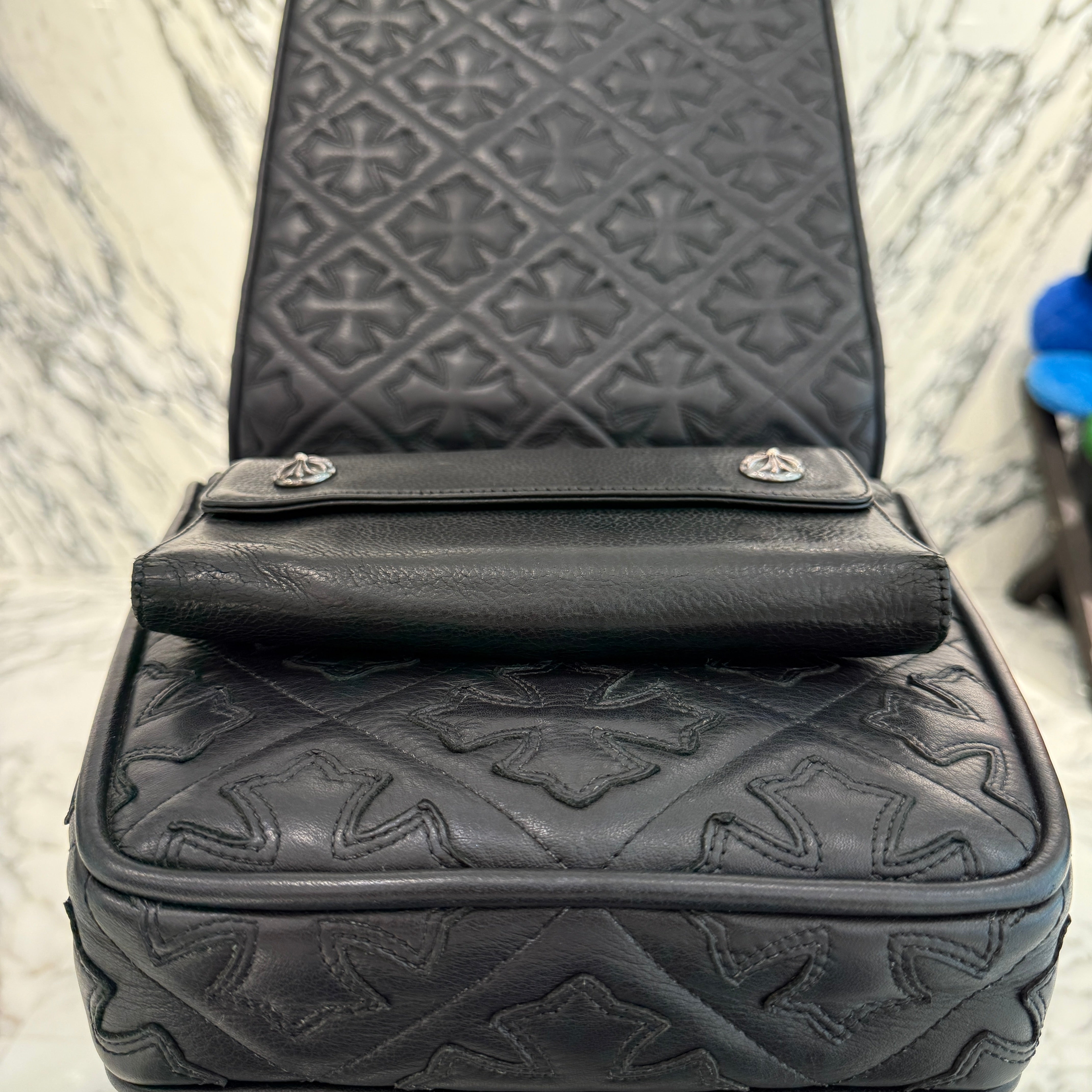 CHROME HEARTS Wave Cross Ball Wallet クロムハーツ ウェーブクロスボール ウォレット