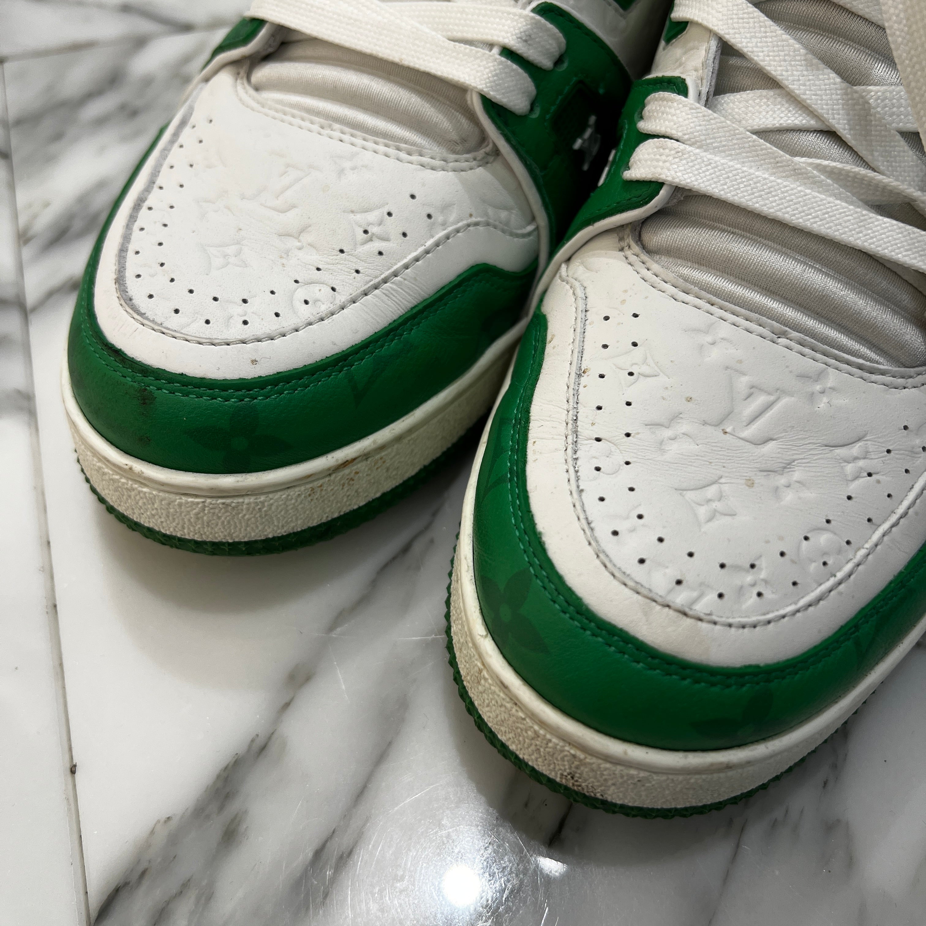 LOUIS VUITTON 2022AW Monogram LV Trainer Sneakers 91198A1 Size 6 1/2 (24.5cm) ルイヴィトン モノグラム LVトレーナー スニーカー 6 1/2 (24.5cm)