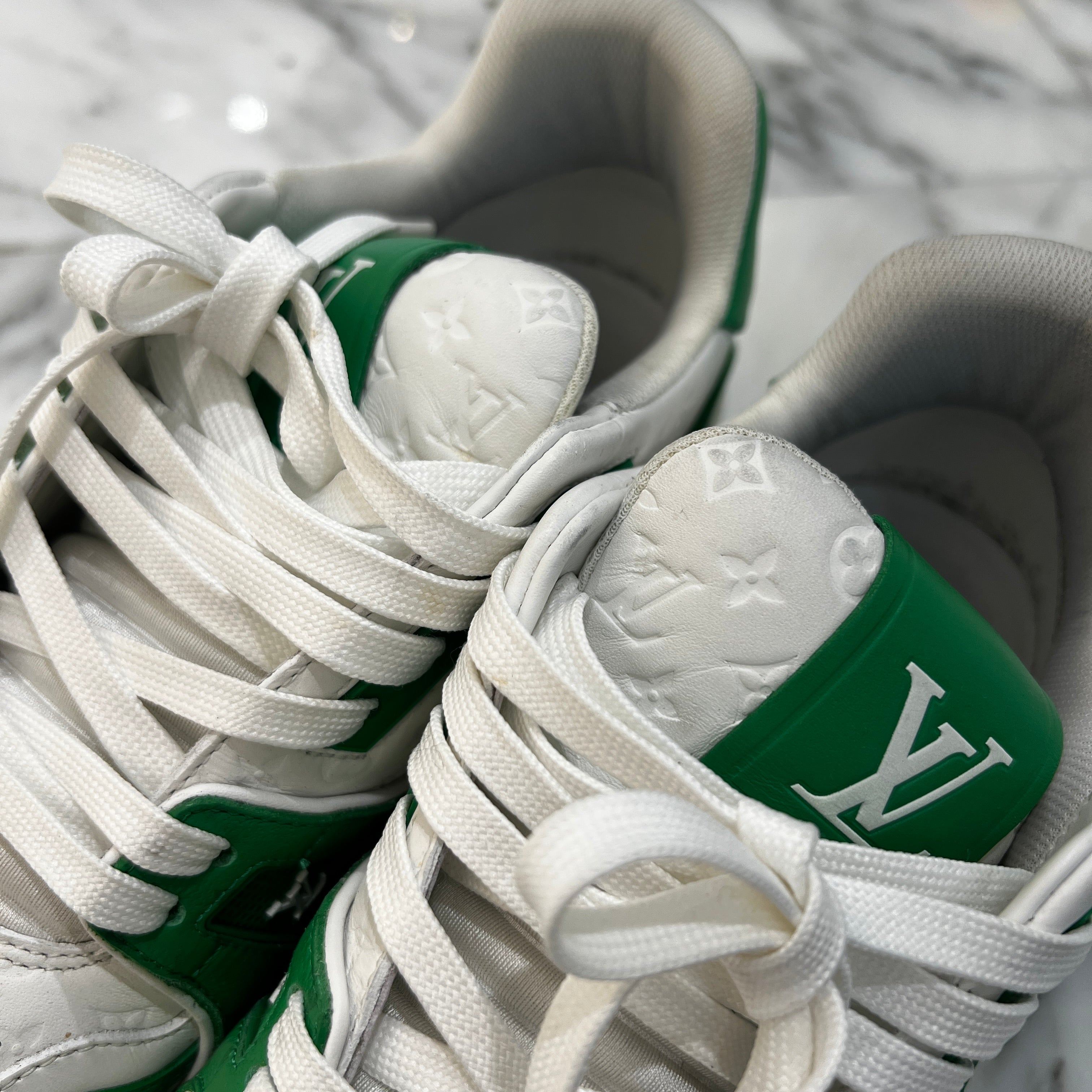 LOUIS VUITTON 2022AW Monogram LV Trainer Sneakers 91198A1 Size 6 1/2 (24.5cm) ルイヴィトン モノグラム LVトレーナー スニーカー 6 1/2 (24.5cm)