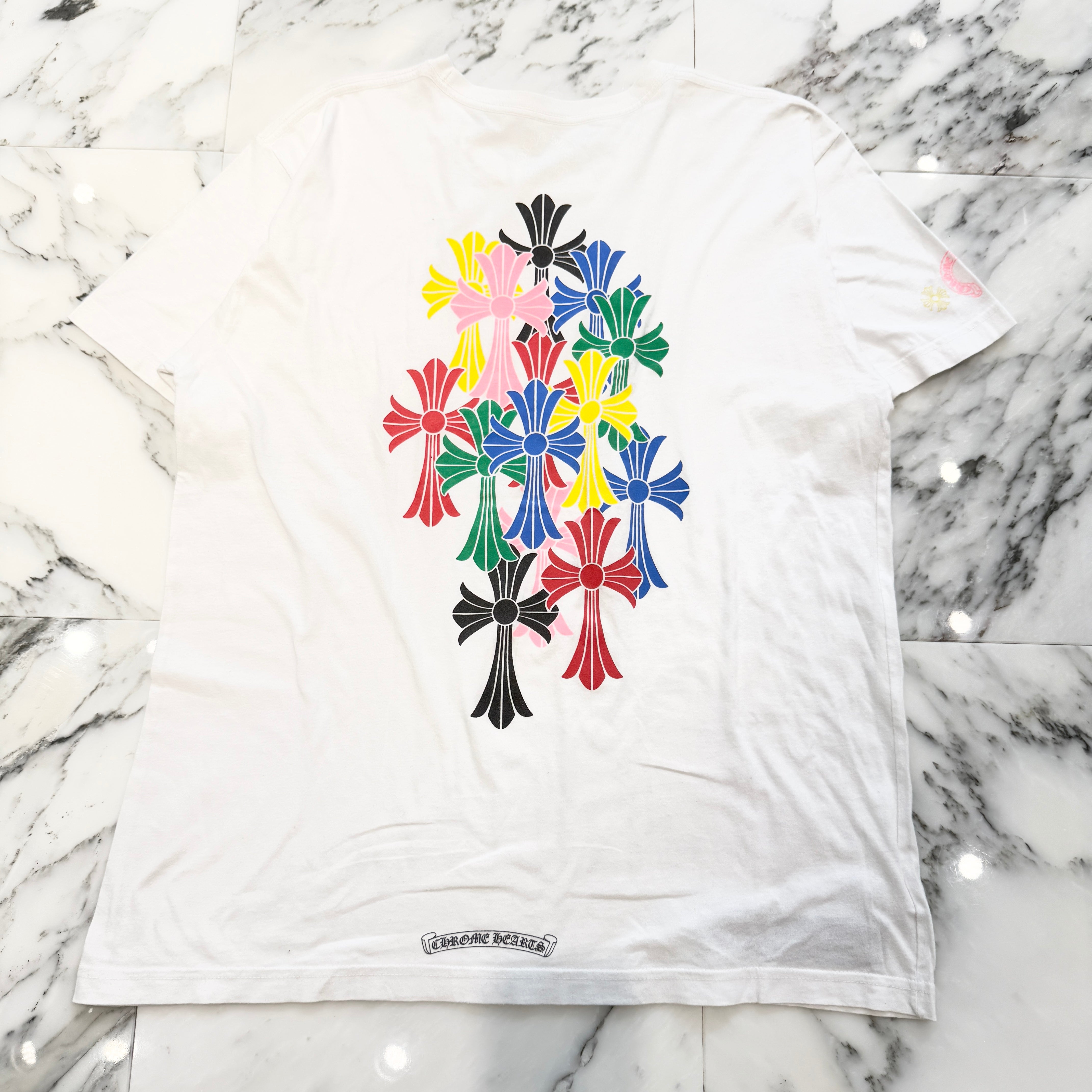 CHROME HEARTS 2021SS MLTCOL CEM CRS Tee Size XL クロムハーツ マルチカラー セメタリークロス Tシャツ サイズXL