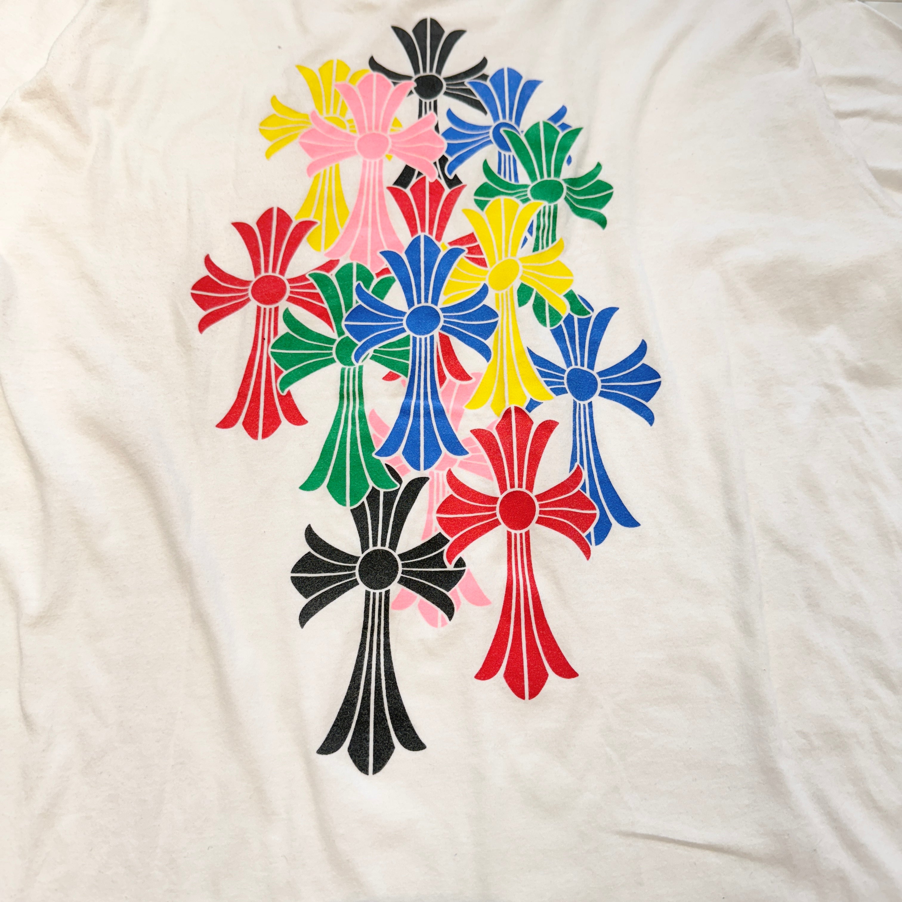 CHROME HEARTS 2021SS MLTCOL CEM CRS Tee Size XL クロムハーツ マルチカラー セメタリークロス Tシャツ サイズXL