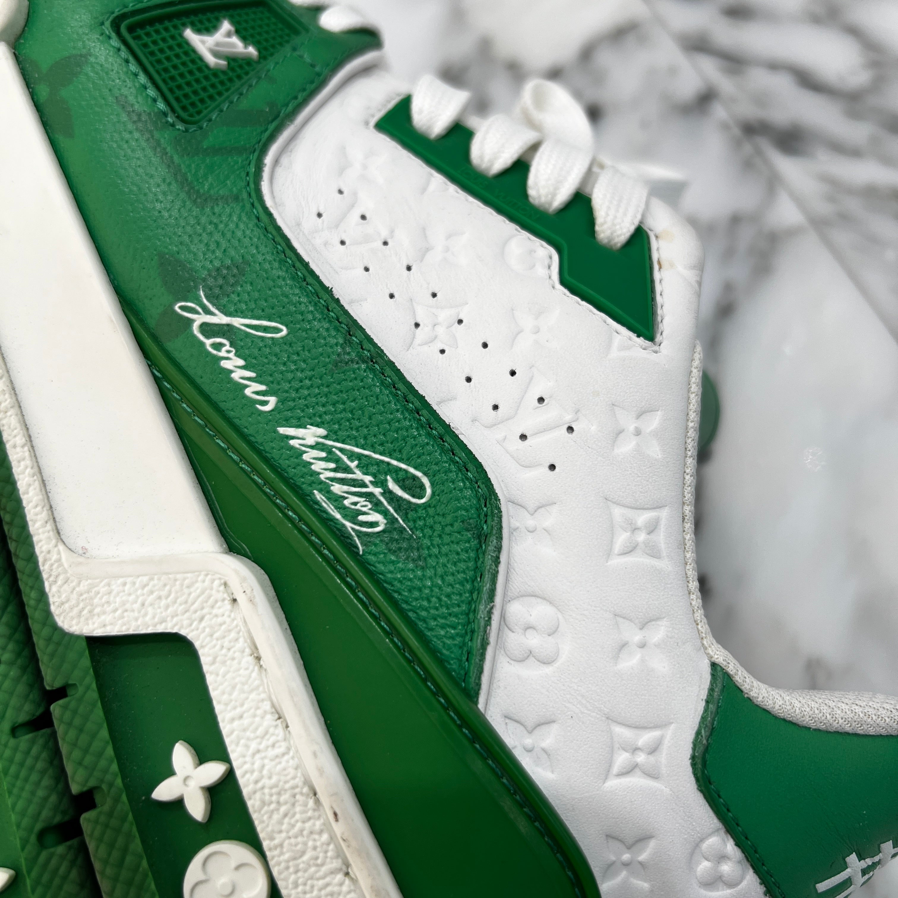 LOUIS VUITTON 2022AW Monogram LV Trainer Sneakers 91198A1 Size 6 1/2 (24.5cm) ルイヴィトン モノグラム LVトレーナー スニーカー 6 1/2 (24.5cm)