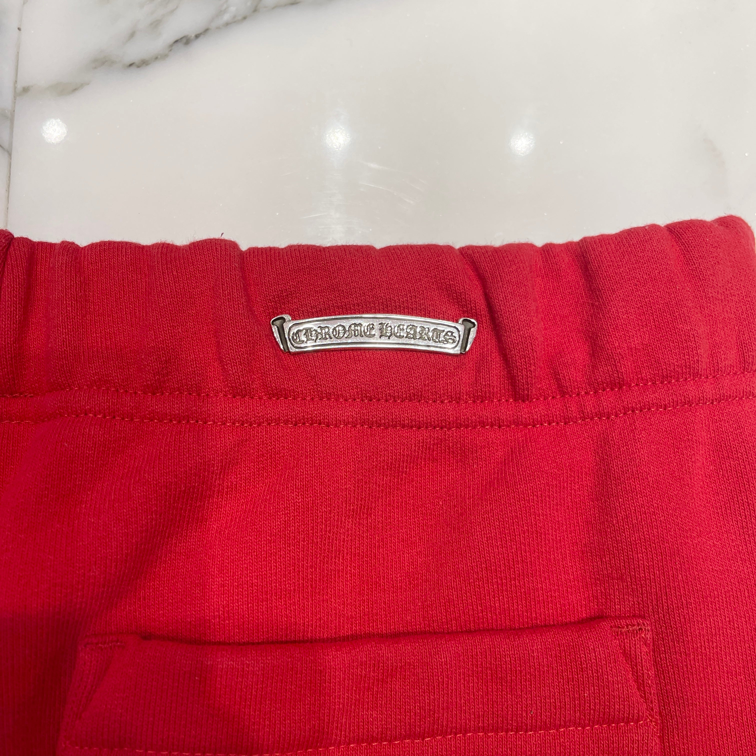 CHROME HEARTS Y NOT King Taco 3 Cemetery Cross Sweat Shorts Size L クロムハーツ ワイノット キングタコ 3セメタリークロス スウェットショーツ サイズL