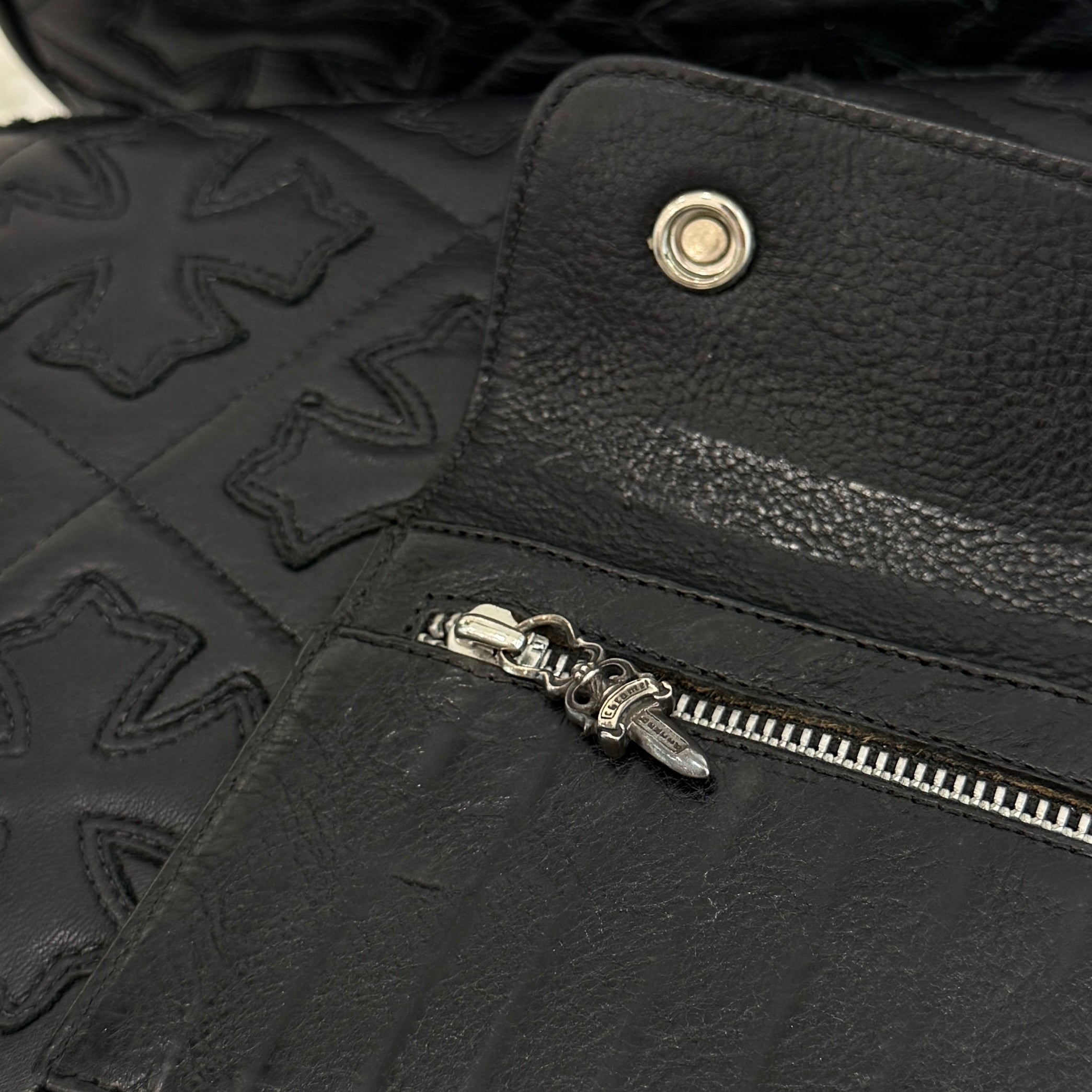 CHROME HEARTS WAVE CROSS BALL ウォレット CHROME HEARTS Wave Cross Ball Wallet Alligator クロムハーツ
