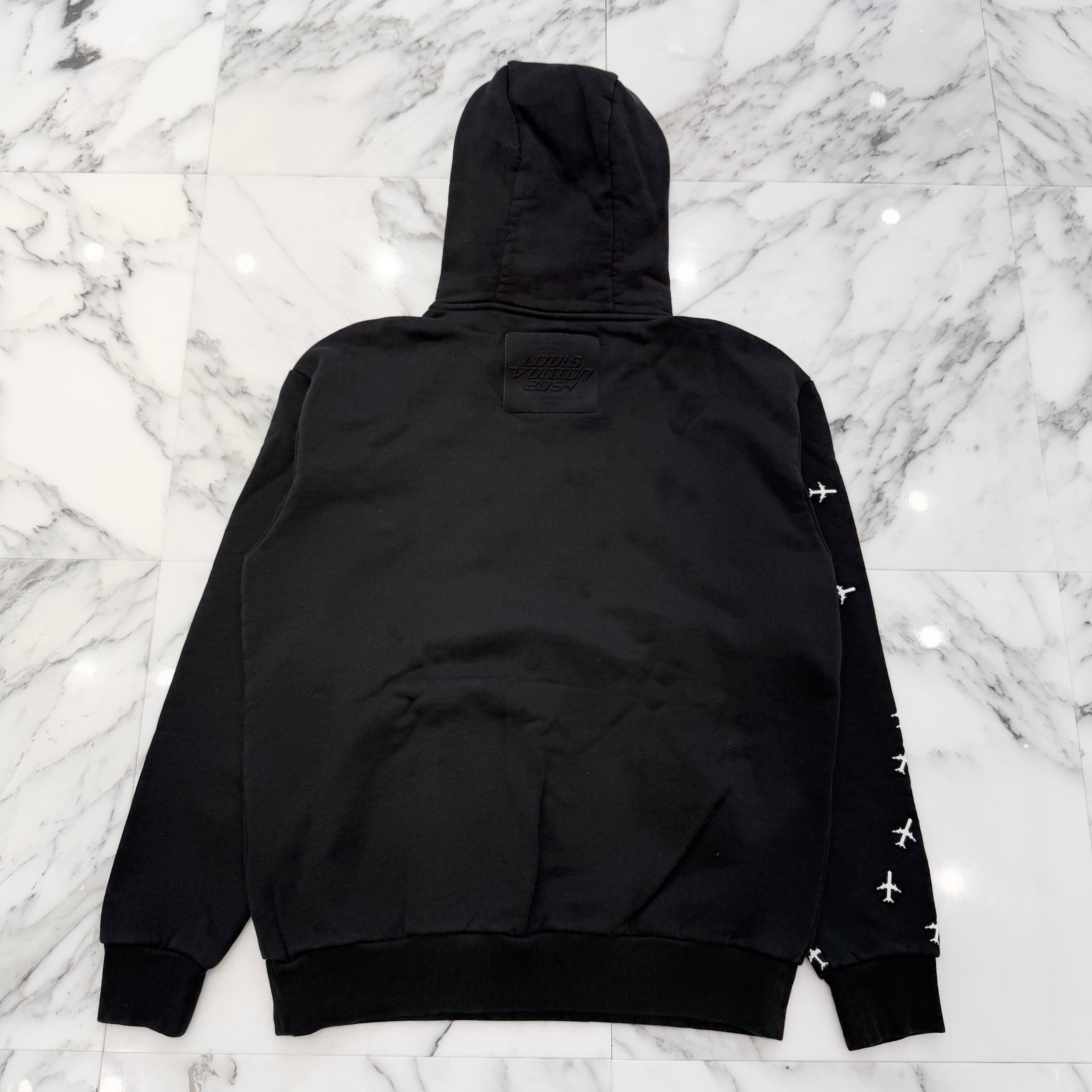 LOUIS VUITTON 2020SS Plane Printed Hoodie HIY43W Size XS ルイヴィトン プレーン プリンテッド フーディー サイズXS