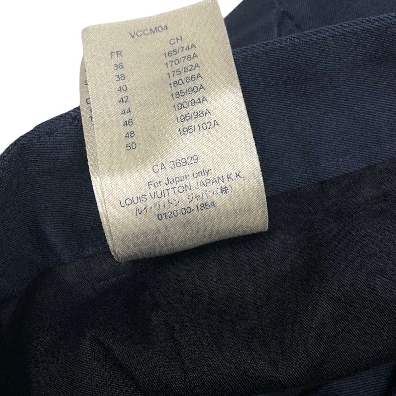 LOUIS VUITTON 2020SS Cotton Chinos 1A5CS4 Size 38