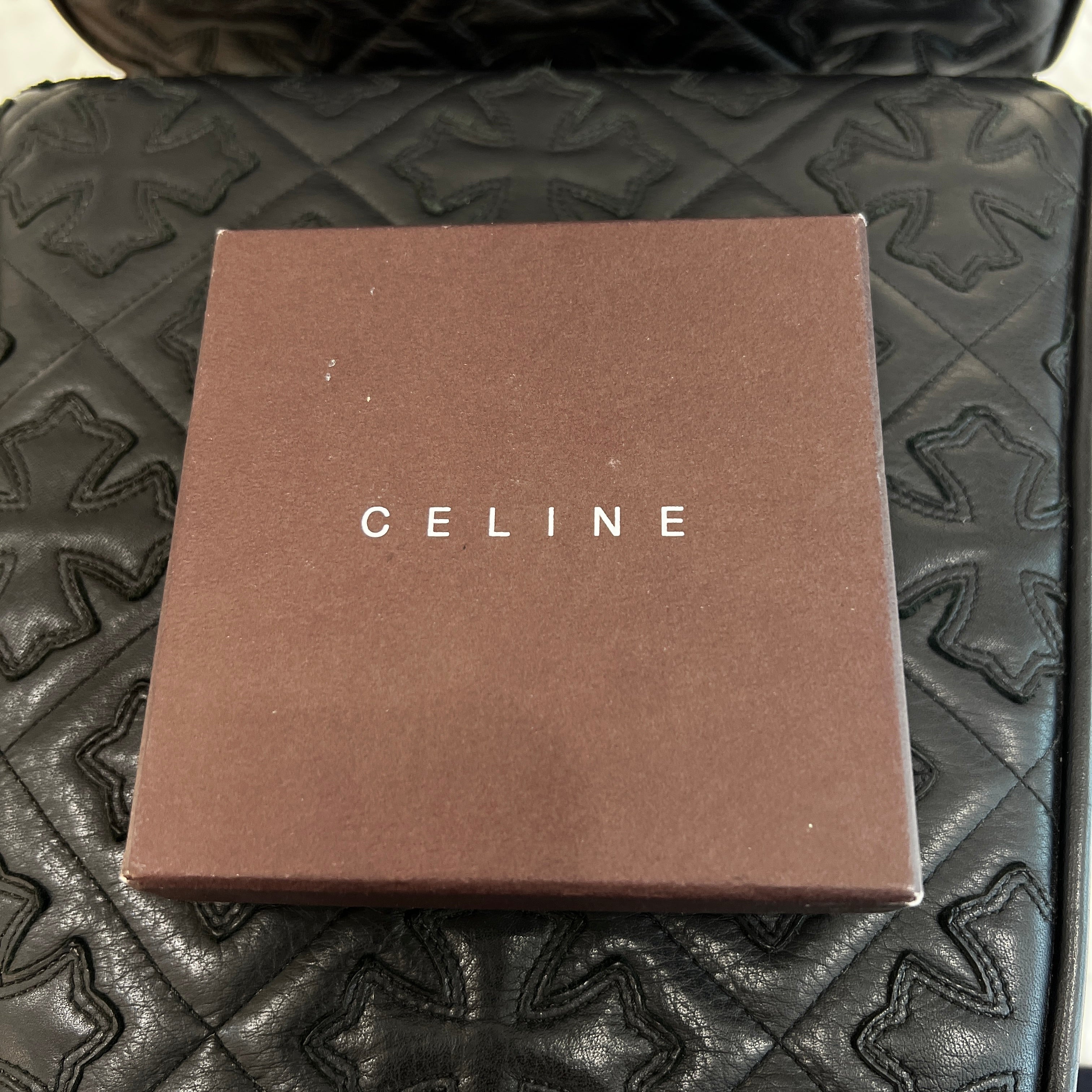 CELINE Logo Coin Case FIFA 2002 Soccer Ball Shaped Coin Purse セリーヌ ロゴ コインケース FIFA 2002 サッカーボール型 小銭入れ