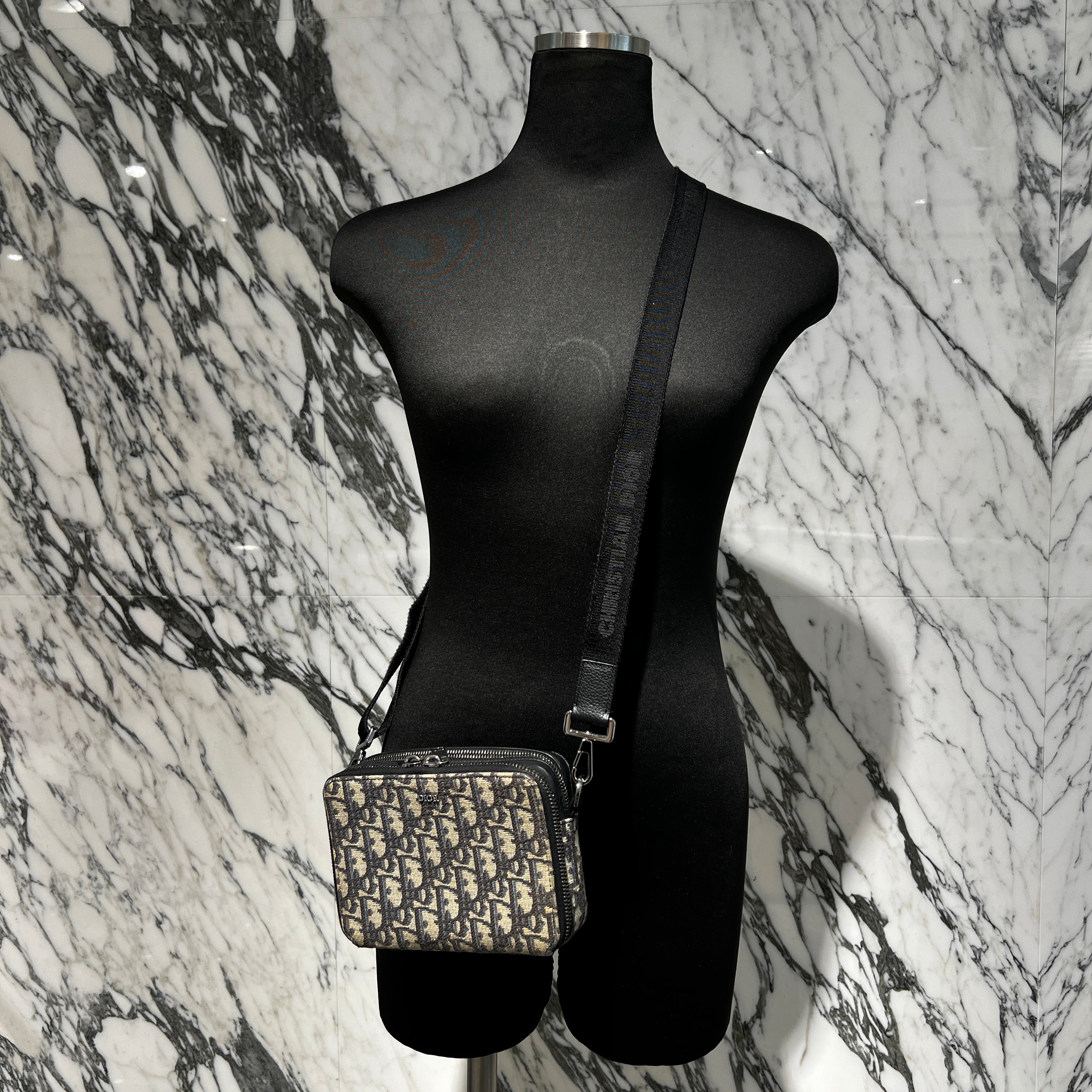 DIOR 2023SS Oblique Trotter Shoulder Bag 2OBBC119YSE ディオール オブリーク トロッター ショルダーバッグ