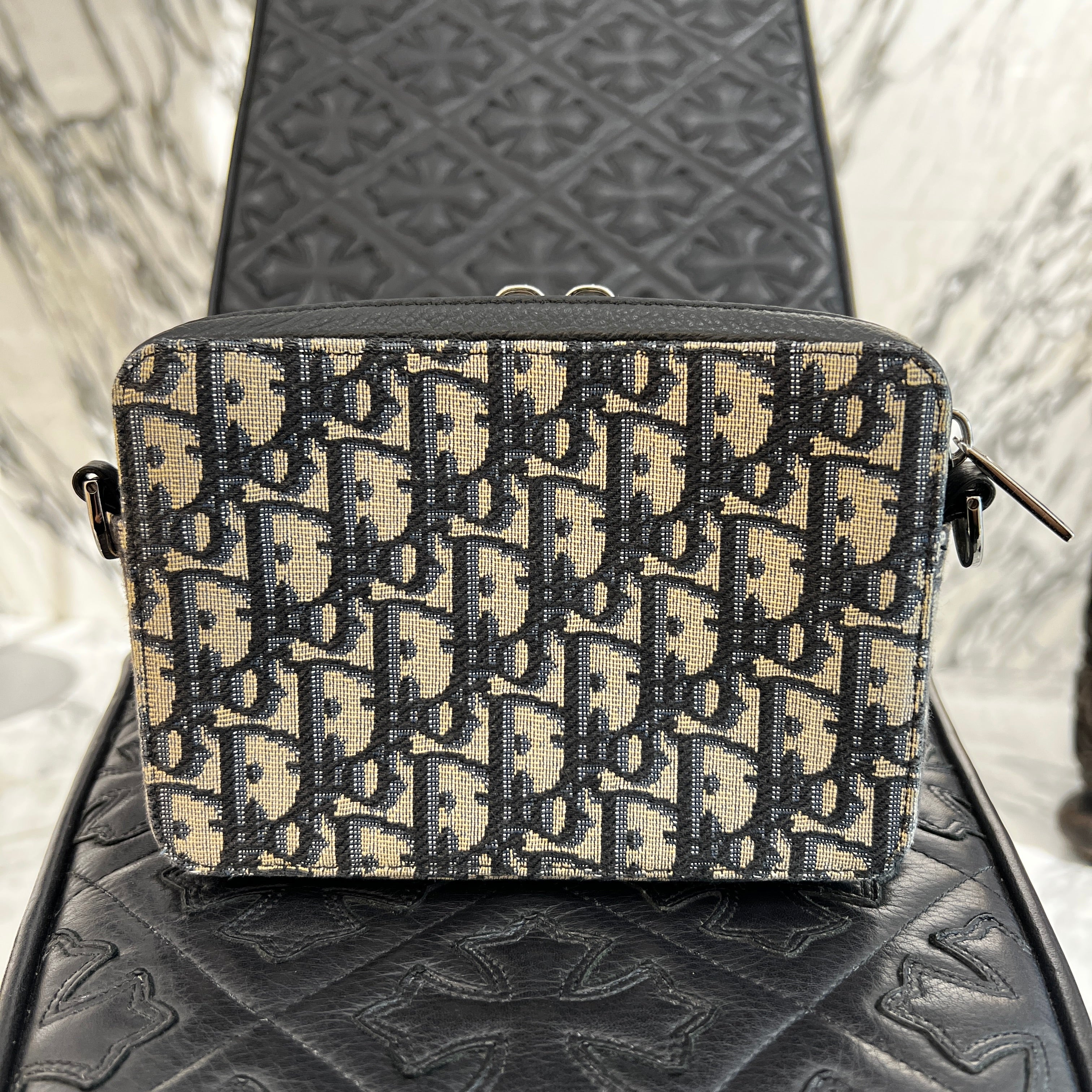 DIOR 2023SS Oblique Trotter Shoulder Bag 2OBBC119YSE ディオール オブリーク トロッター ショルダーバッグ