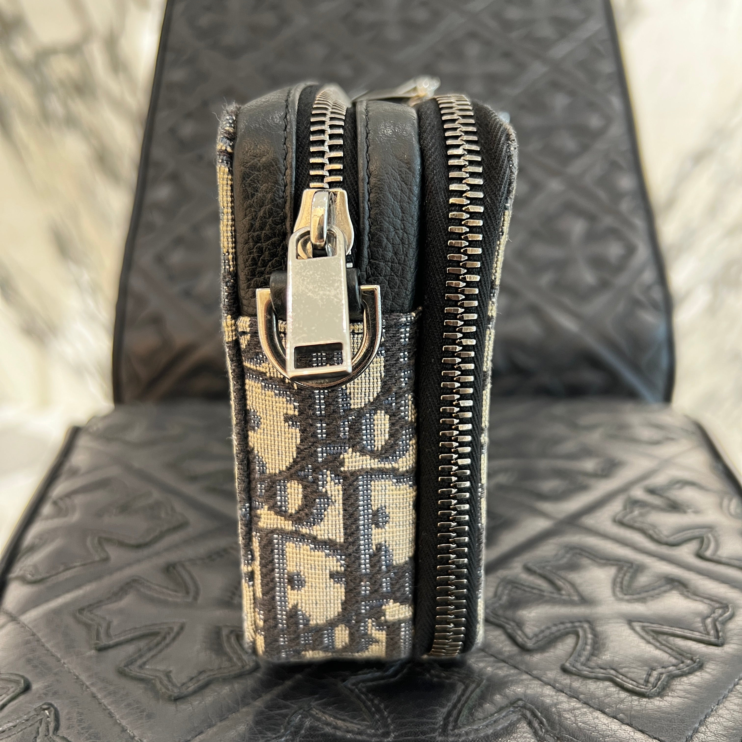 DIOR 2023SS Oblique Trotter Shoulder Bag 2OBBC119YSE ディオール オブリーク トロッター ショルダーバッグ