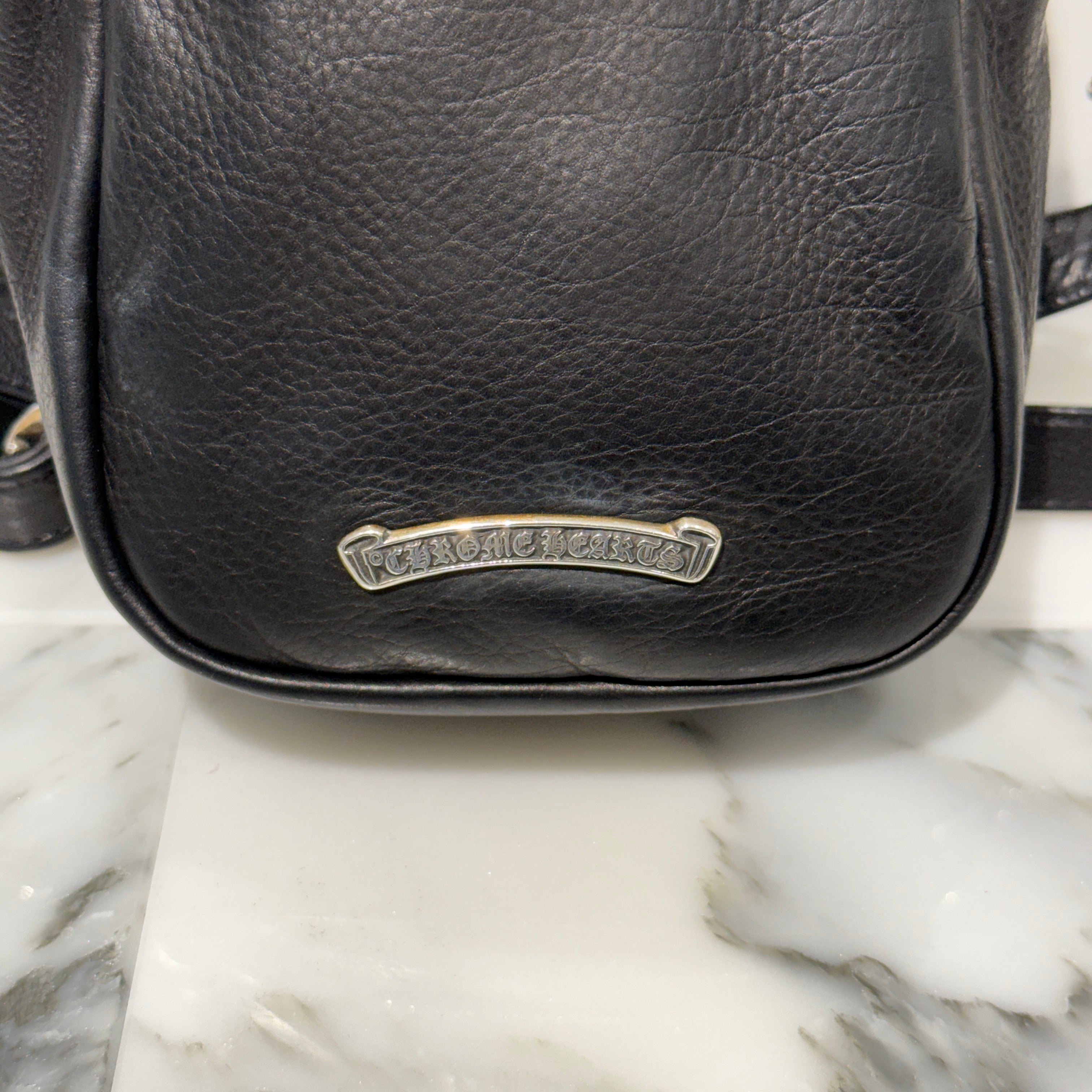 CHROME HEARTS TAKAMINI 3 Cemetery Cross Patch Shoulder Bag クロムハーツ タカミニ 3セメタリークロスパッチ ショルダーバッグ