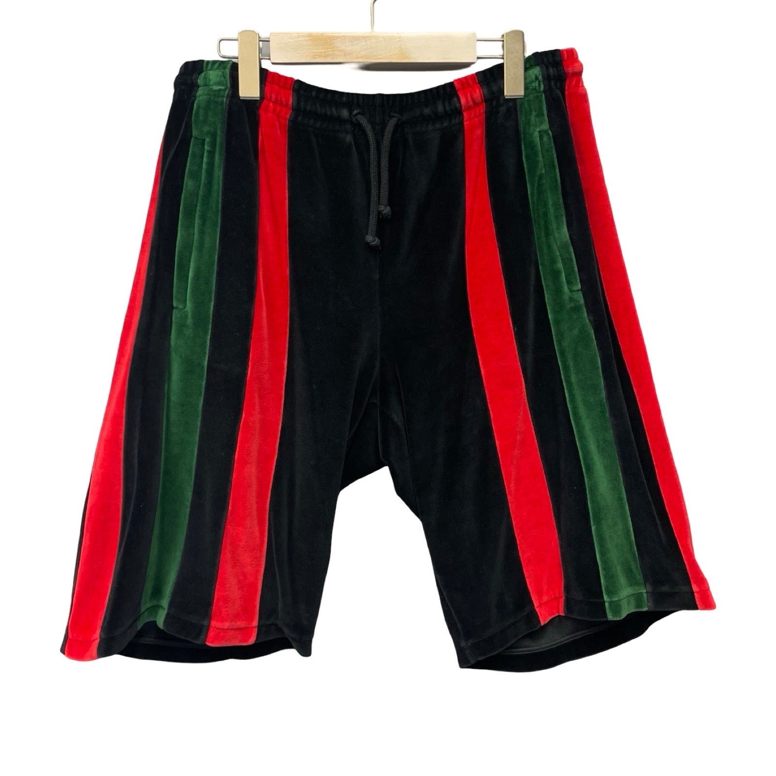 GUCCI 2021AW Web Line Velor Shorts 587466 XJBPG Size L