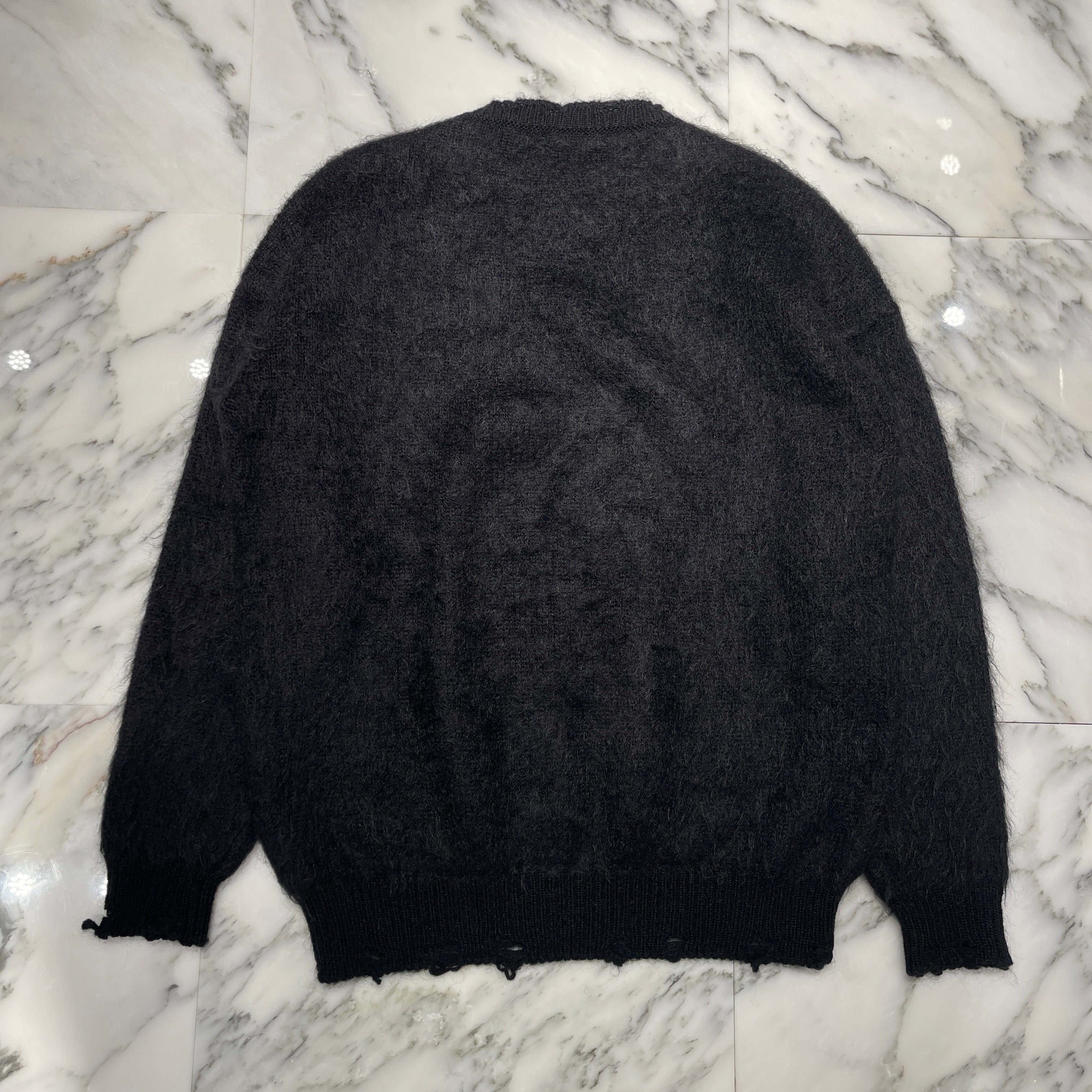 SAINT LAURENT PARIS 2022AW MOHAIR PLAYBOY Knit Sweater 713263 Y75SA Size S サンローランパリ モヘヤ プレイボーイ ニットセーター サイズS