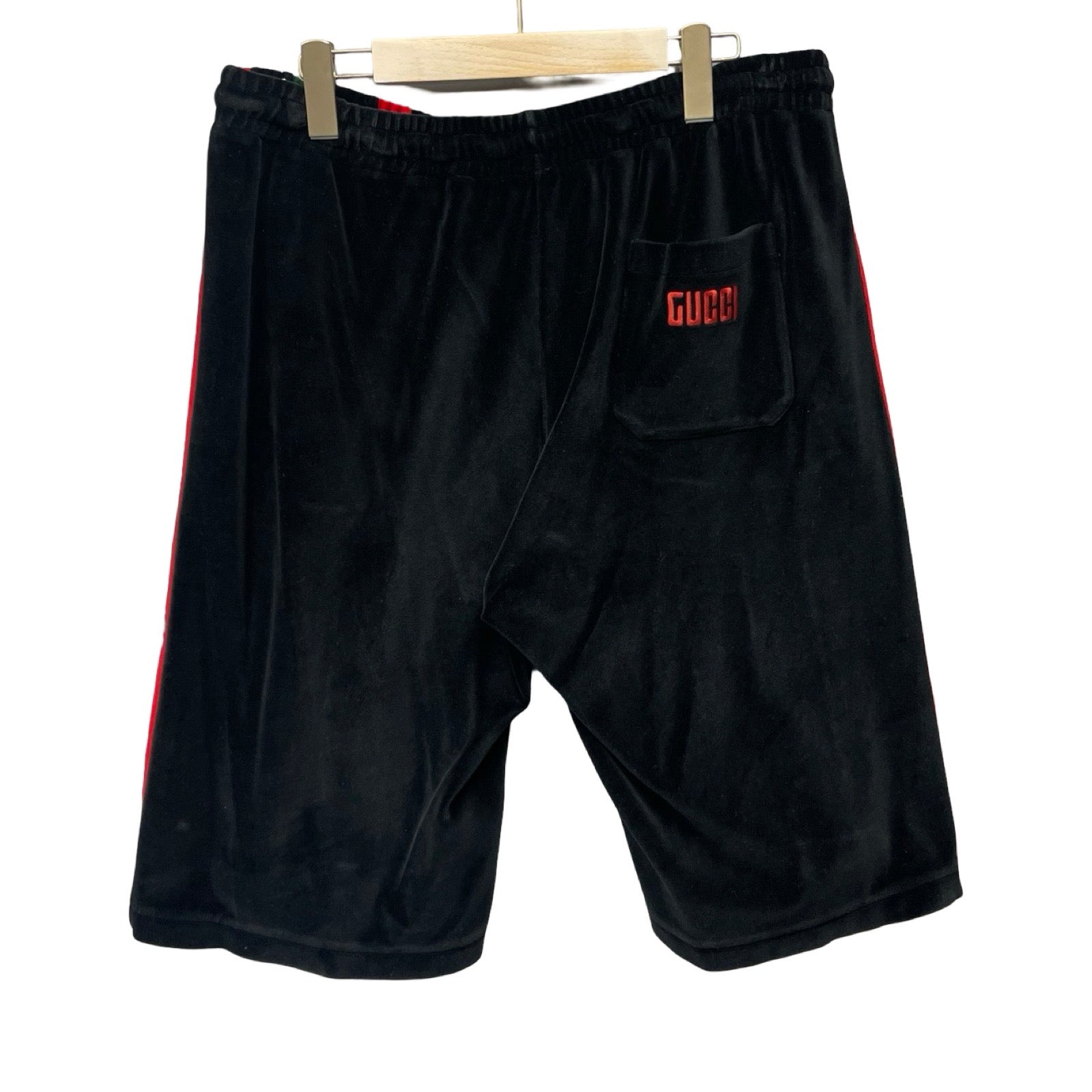 GUCCI 2021AW Web Line Velor Shorts 587466 XJBPG Size L