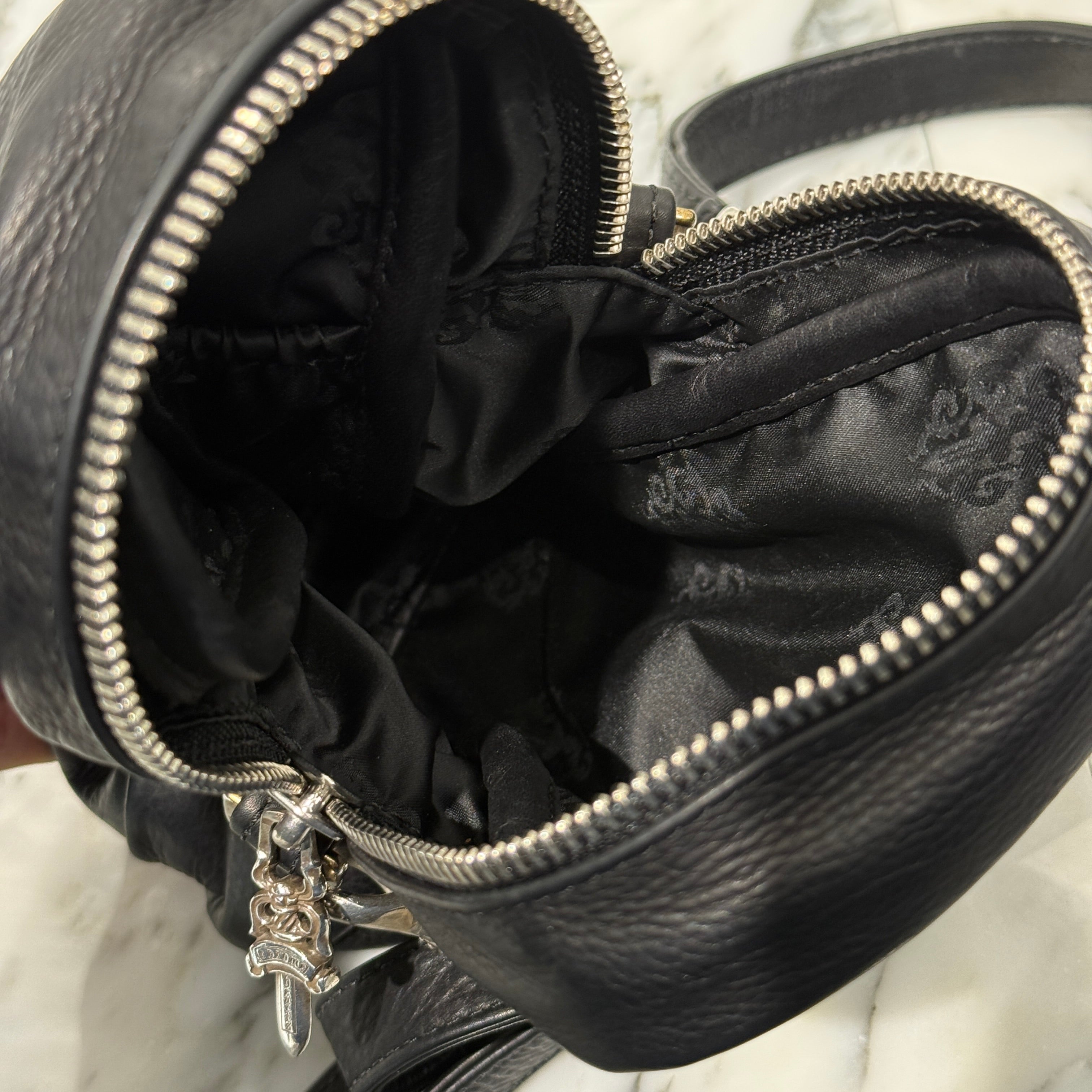 CHROME HEARTS TAKAMINI 3 Cemetery Cross Patch Shoulder Bag クロムハーツ タカミニ 3セメタリークロスパッチ ショルダーバッグ