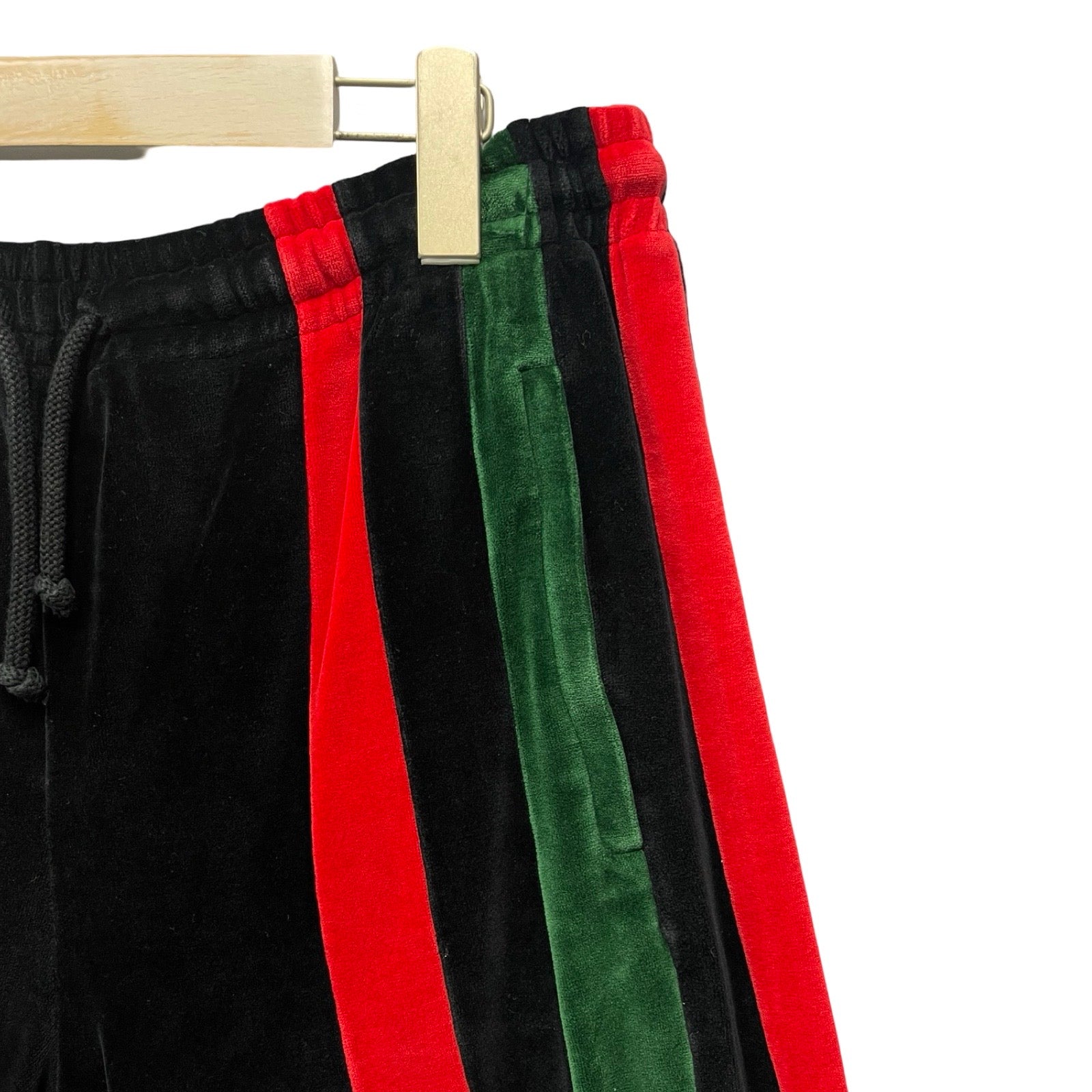 GUCCI 2021AW Web Line Velor Shorts 587466 XJBPG Size L