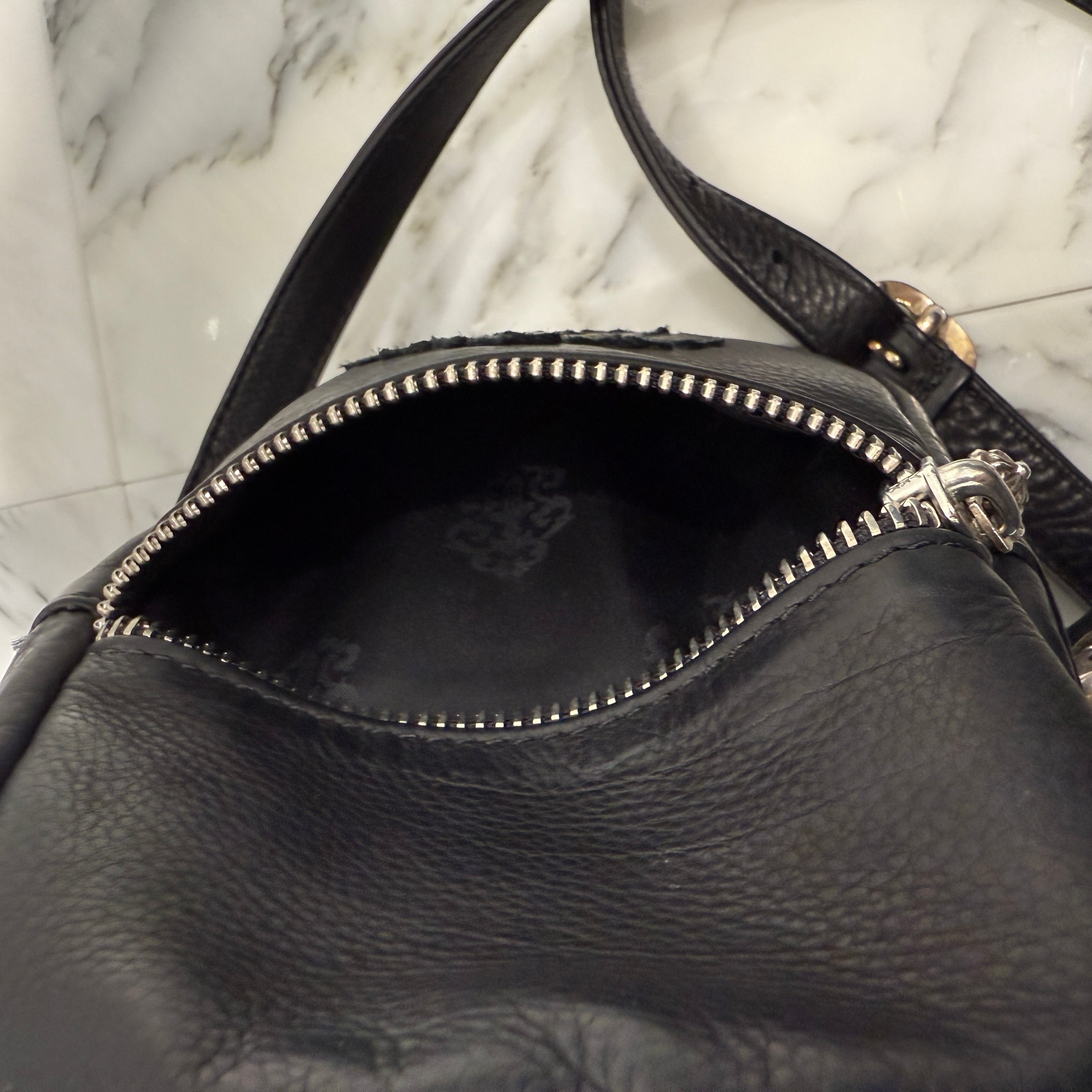 CHROME HEARTS TAKAMINI 3 Cemetery Cross Patch Shoulder Bag クロムハーツ タカミニ 3セメタリークロスパッチ ショルダーバッグ