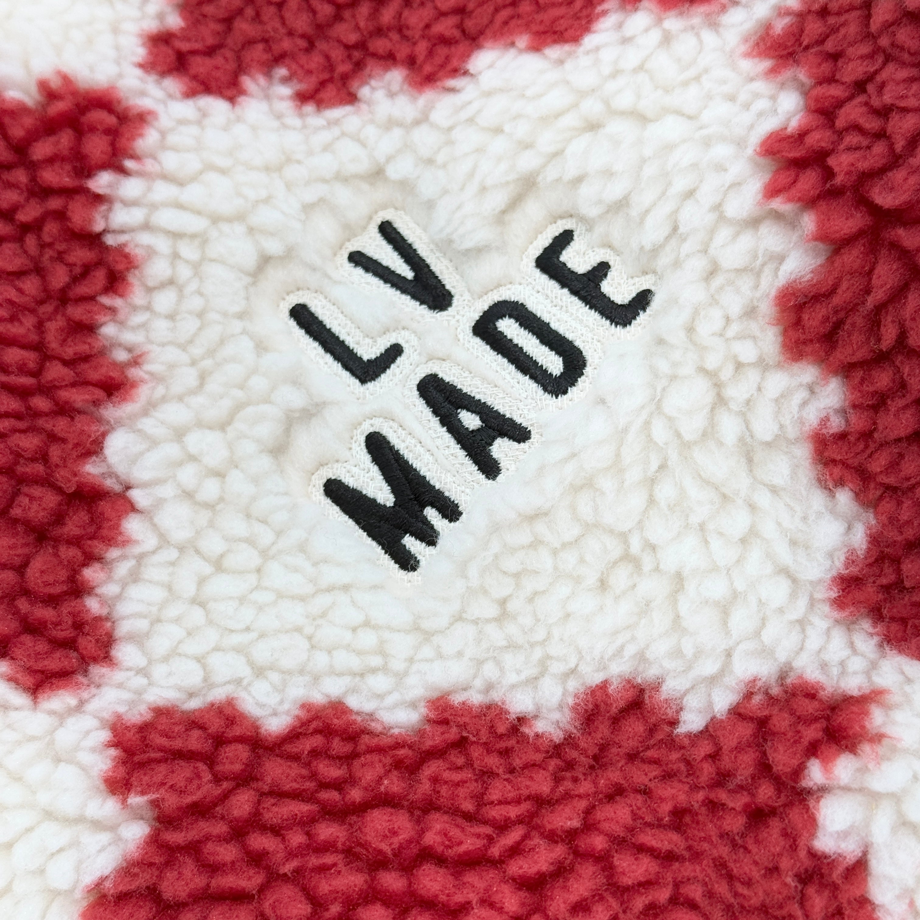 LOUIS VUITTON × NIGO 2021AW Damier Fleece Blouson 1A9GKK Size S ルイヴィトン × 二ゴー ダミエ フリースブルゾン サイズS