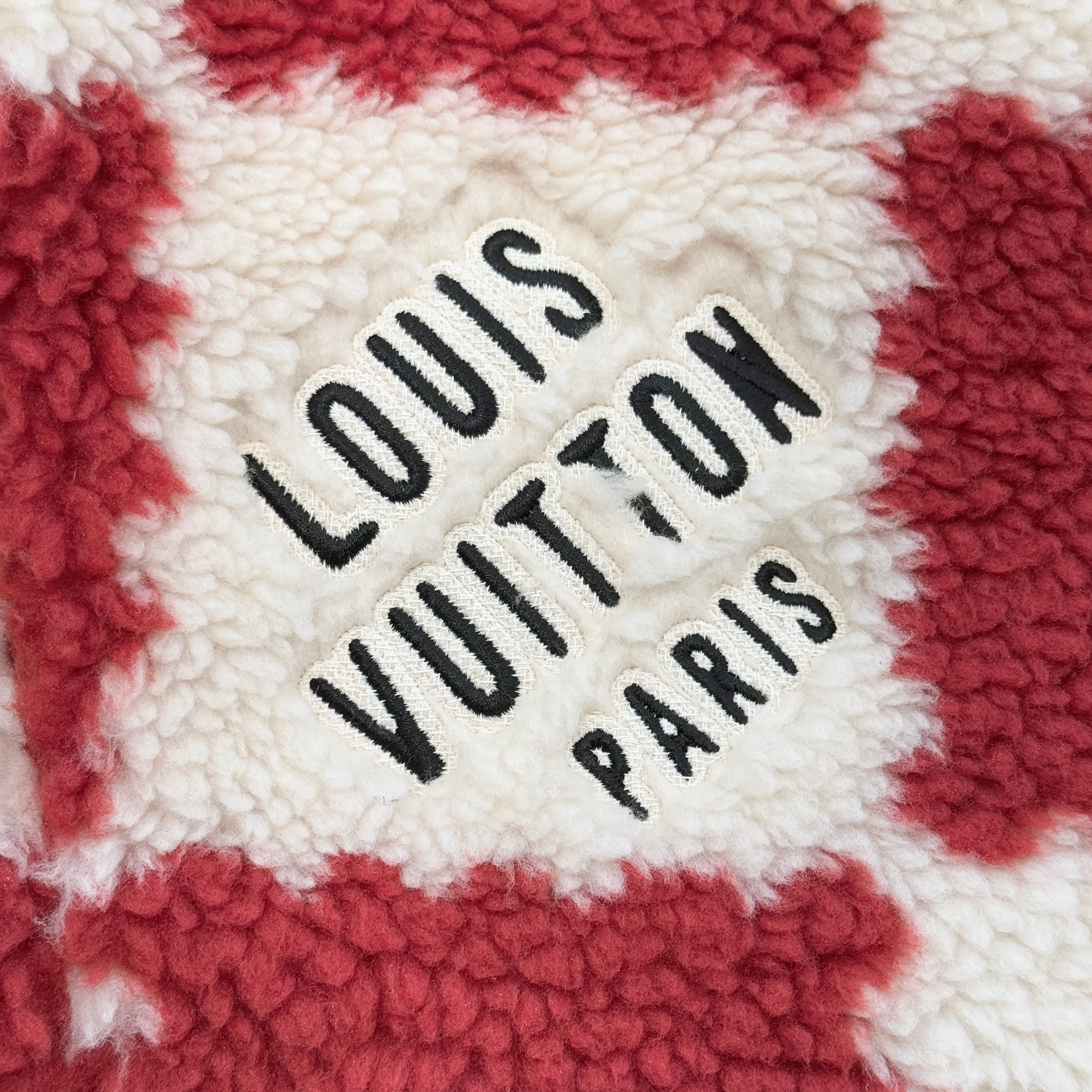 LOUIS VUITTON × NIGO 2021AW Damier Fleece Blouson 1A9GKK Size S ルイヴィトン × 二ゴー ダミエ フリースブルゾン サイズS
