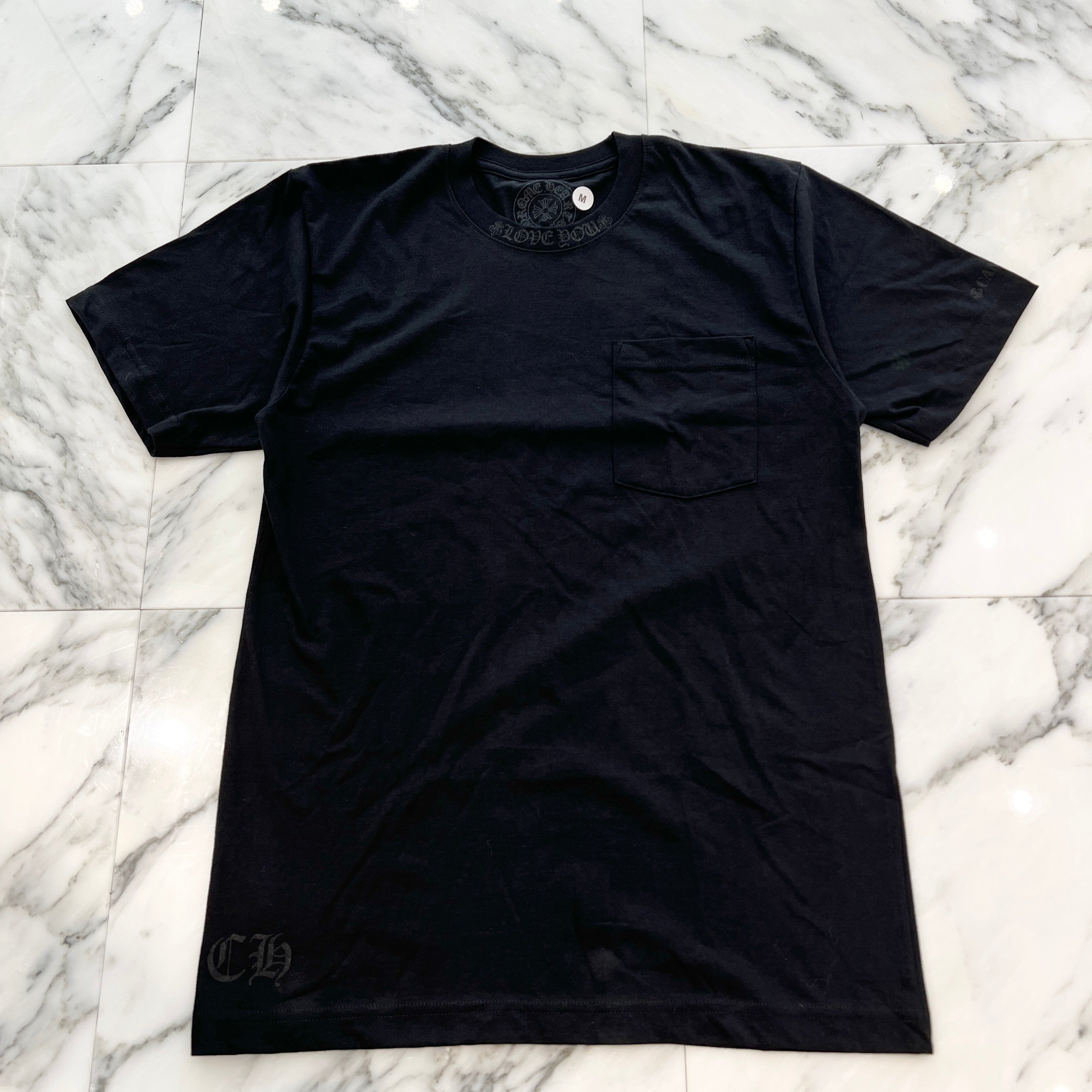 CHROME HEARTS Cannes Limited "LOVE YOU" Neck Logo Tee Size M クロムハーツ カンヌ限定 ラブユー ネックロゴ Tシャツ サイズM