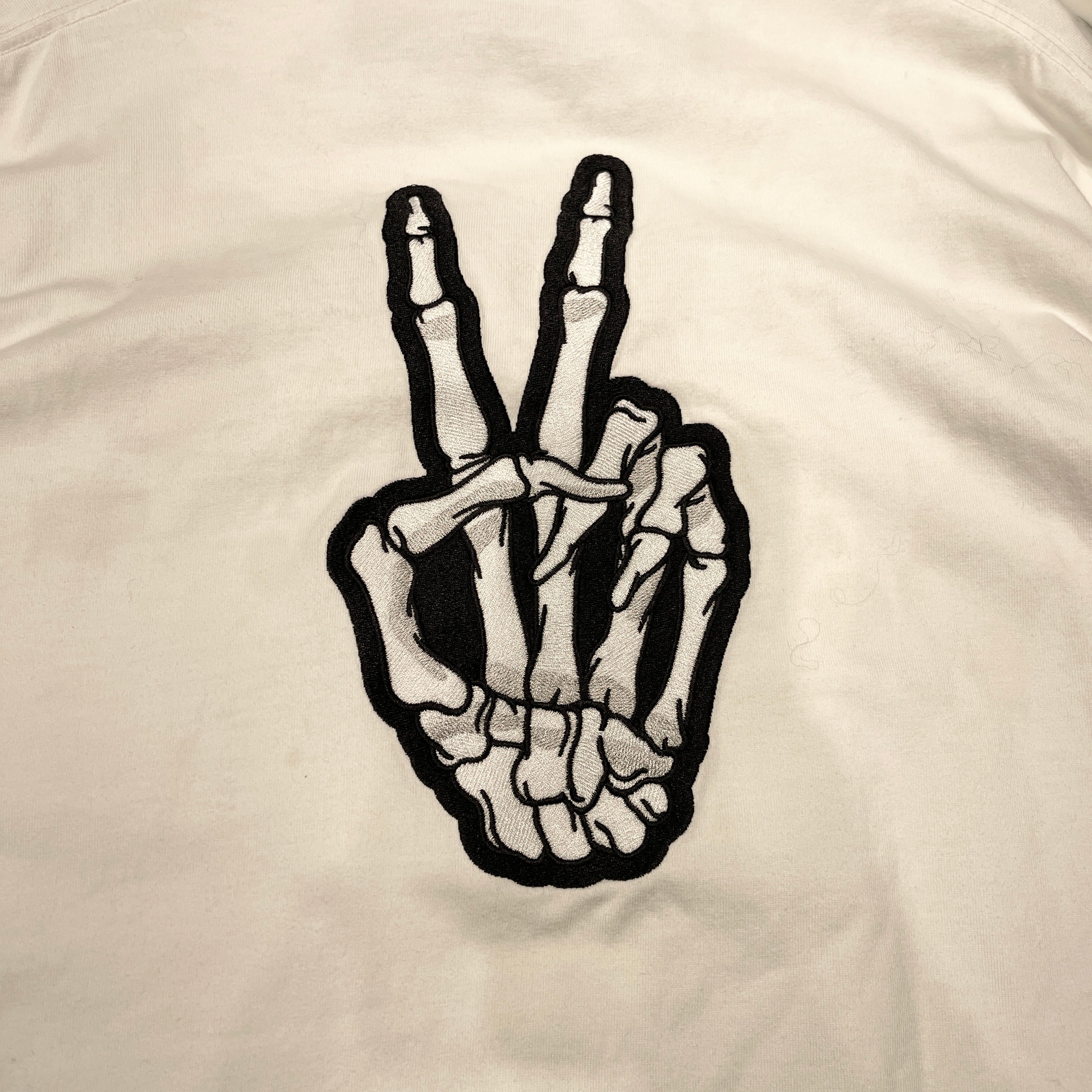 BALENCIAGA 2021SS UNIFIT DRIP PEACE Long Sleeve Tee 651796 TAVA1 Size S バレンシアガ ユニフィット ドリップ ピース ロングスリーブTシャツ サイズS