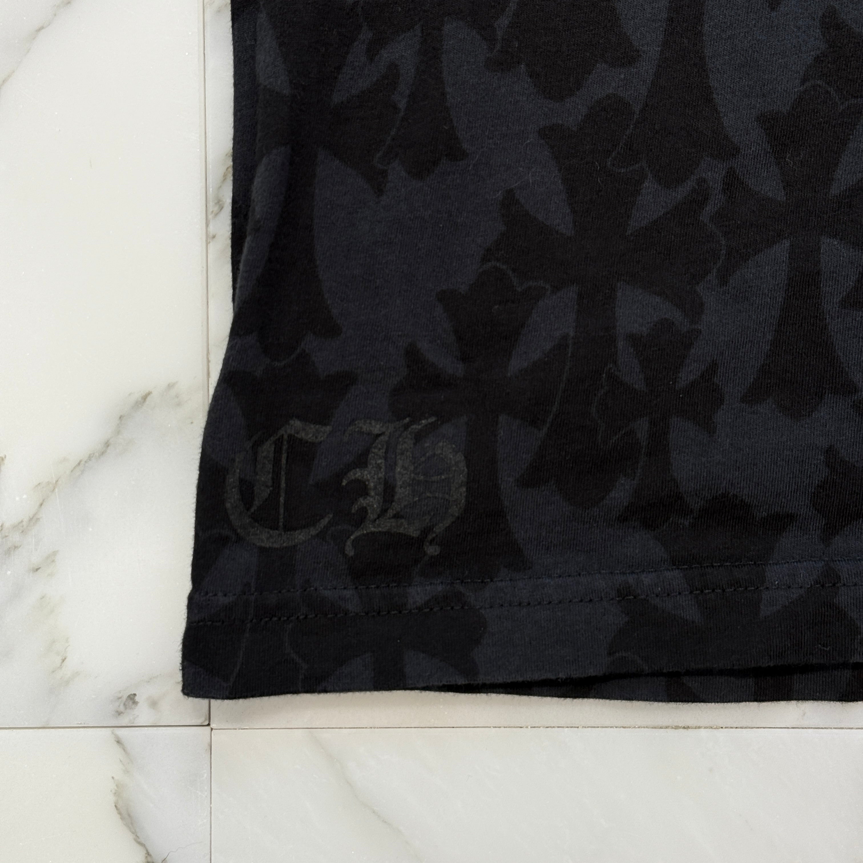 CHROME HEARTS 2024SS Graveyard Cemetery Cross Tee Size L クロムハーツ グレイブヤードセメタリークロスTシャツ 総柄 サイズL