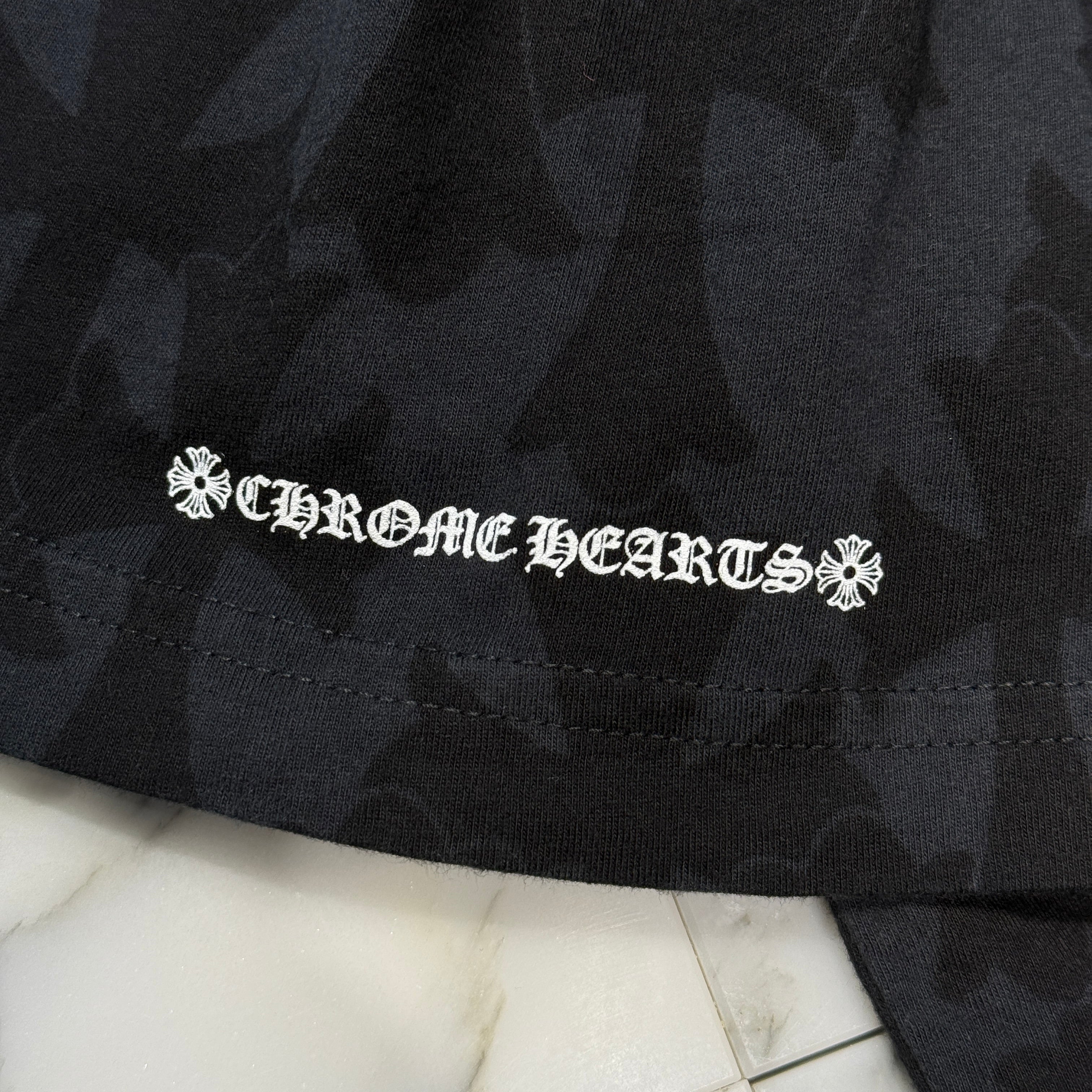 CHROME HEARTS 2024SS Graveyard Cemetery Cross Tee Size L クロムハーツ グレイブヤードセメタリークロスTシャツ 総柄 サイズL