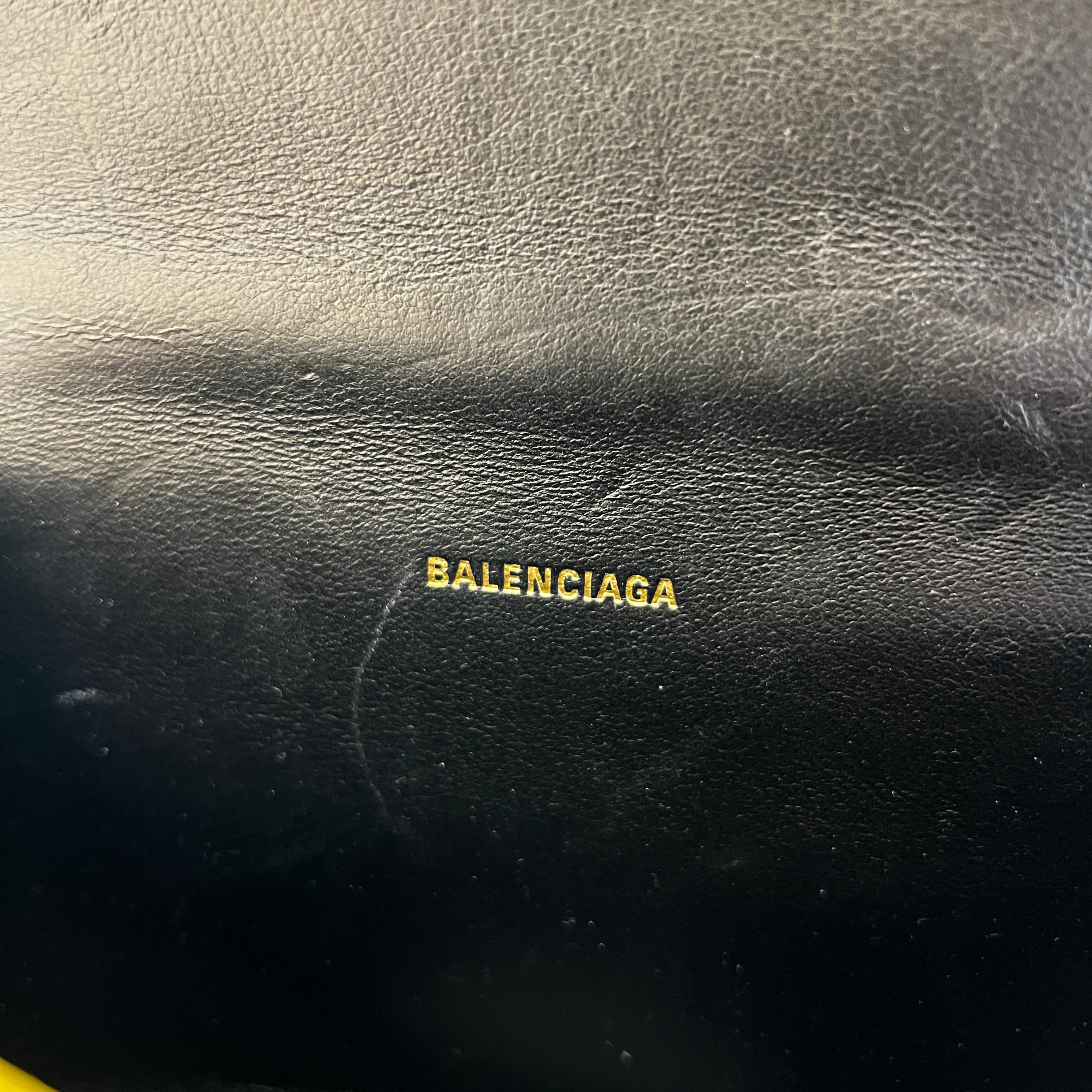 BALENCIAGA 2022SS Metallic Crocodile Embossed Calfskin Hourglass XS Top Handle Bag バレンシアガ メタリッククロコダイルエンボスカーフスキン アワーグラス XS トップハンドルバッグ