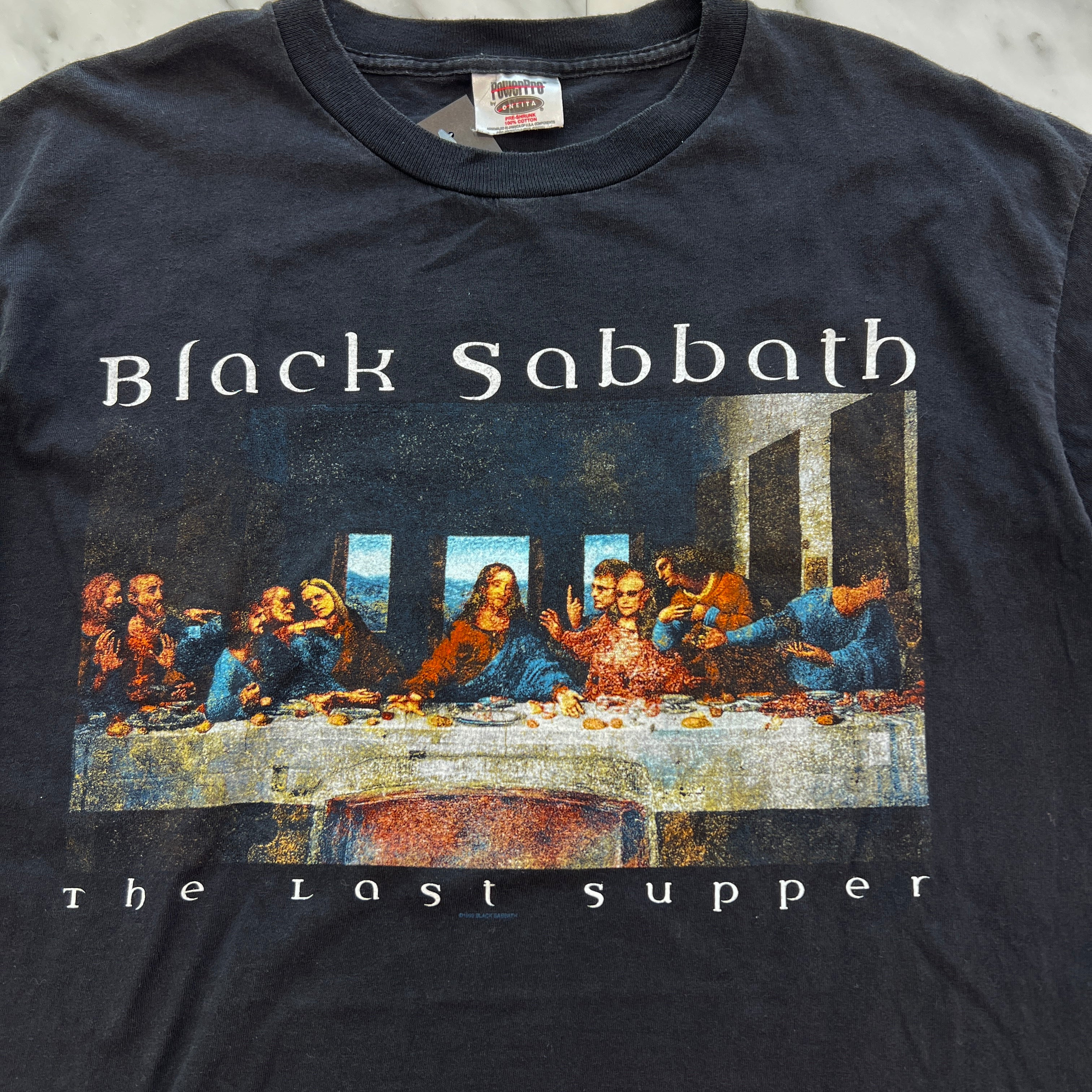 Vintage 90's Black Sabbath "The Last Supper" Reunion Tour 1998 POWERPRO S/S Tee ヴィンテージ 90's ブラック・サバス "ザ・ラスト・サッパー" リユニオンツアー パワープロ社製 Tシャツ