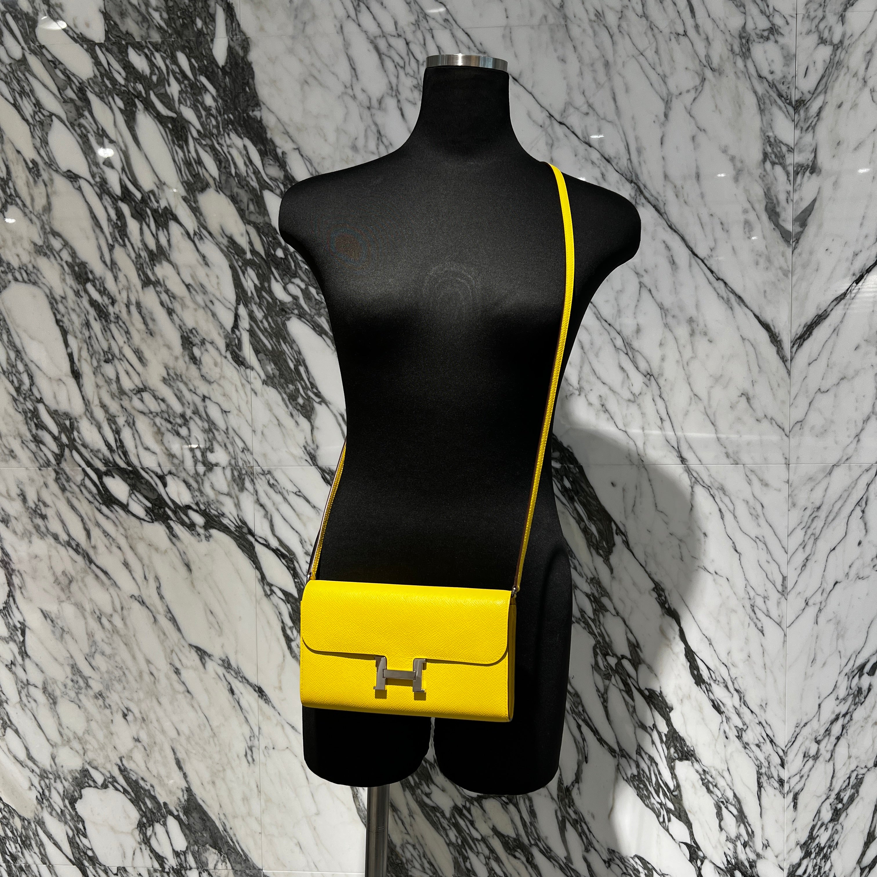 HERMES Constance To Go "Jaune Naples" Leather Long Wallet B刻印 エルメス コンスタンス トゥ ゴー "ジョーヌナプル" レザーロングウォレット B刻印