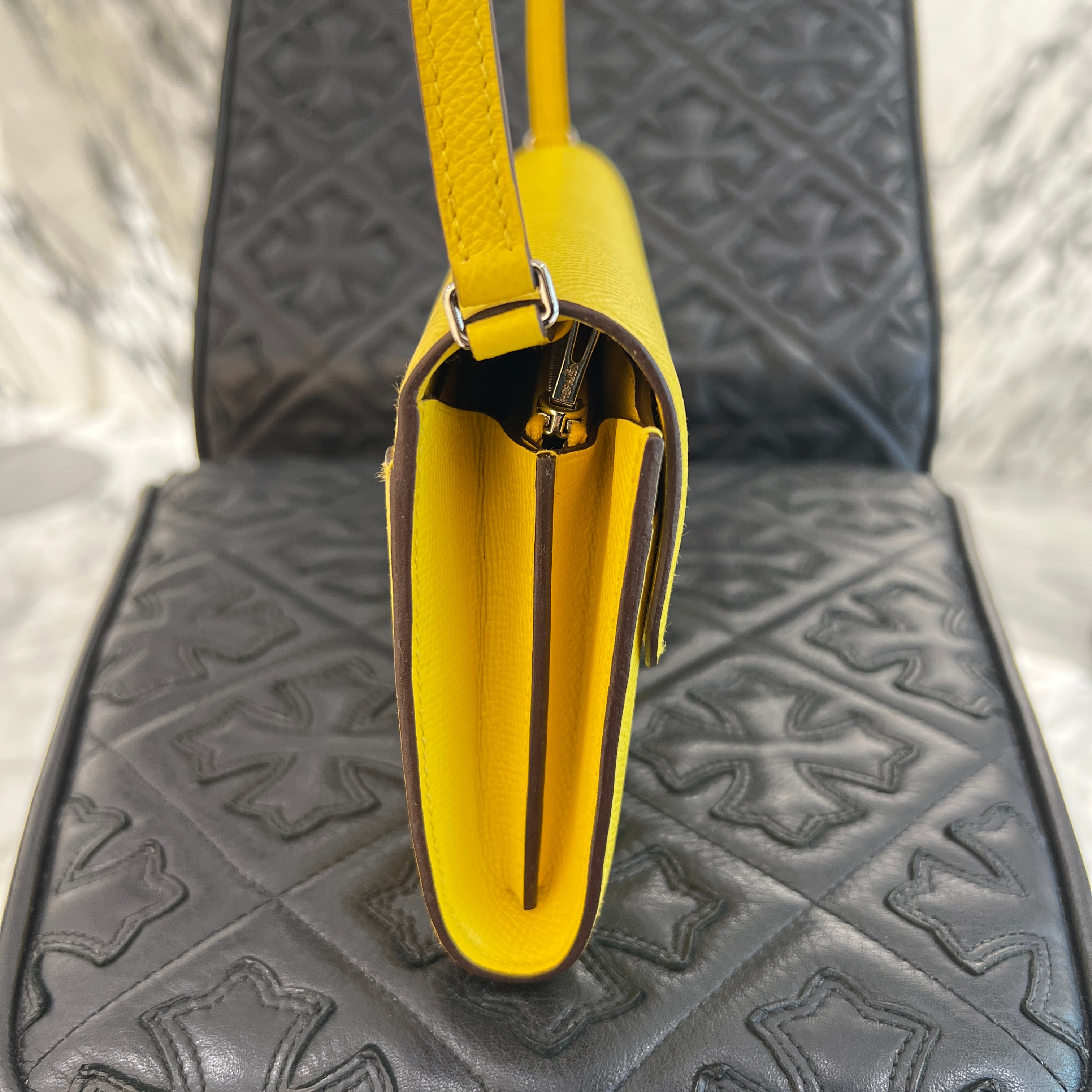 HERMES Constance To Go "Jaune Naples" Leather Long Wallet B刻印 エルメス コンスタンス トゥ ゴー "ジョーヌナプル" レザーロングウォレット B刻印