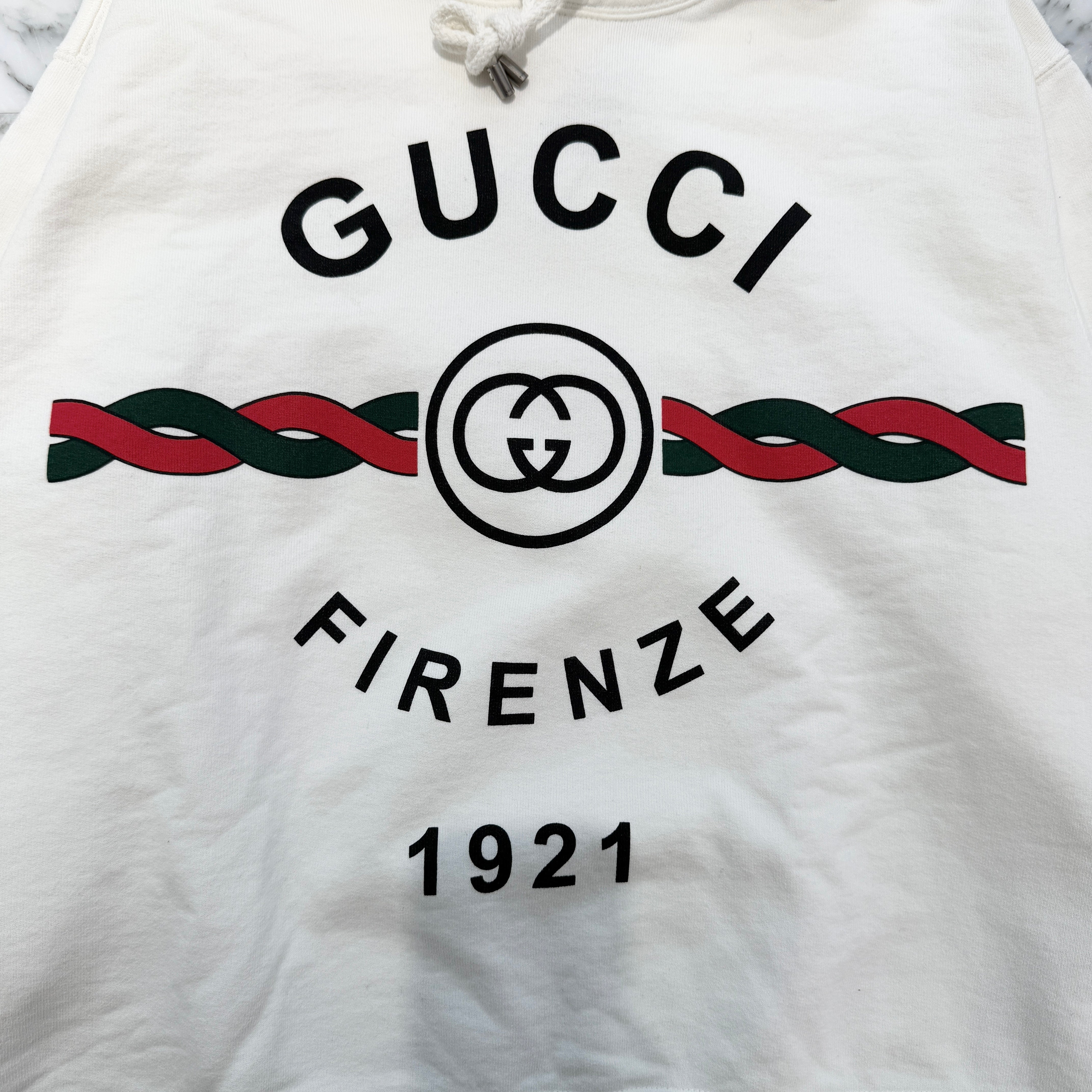 GUCCI 2024AW FIRENZE 1921 Hooded Sweat Shirt 646953 XJD70 Size S グッチ フィレンツェ 1921 フーデッドスウェットシャツ サイズS