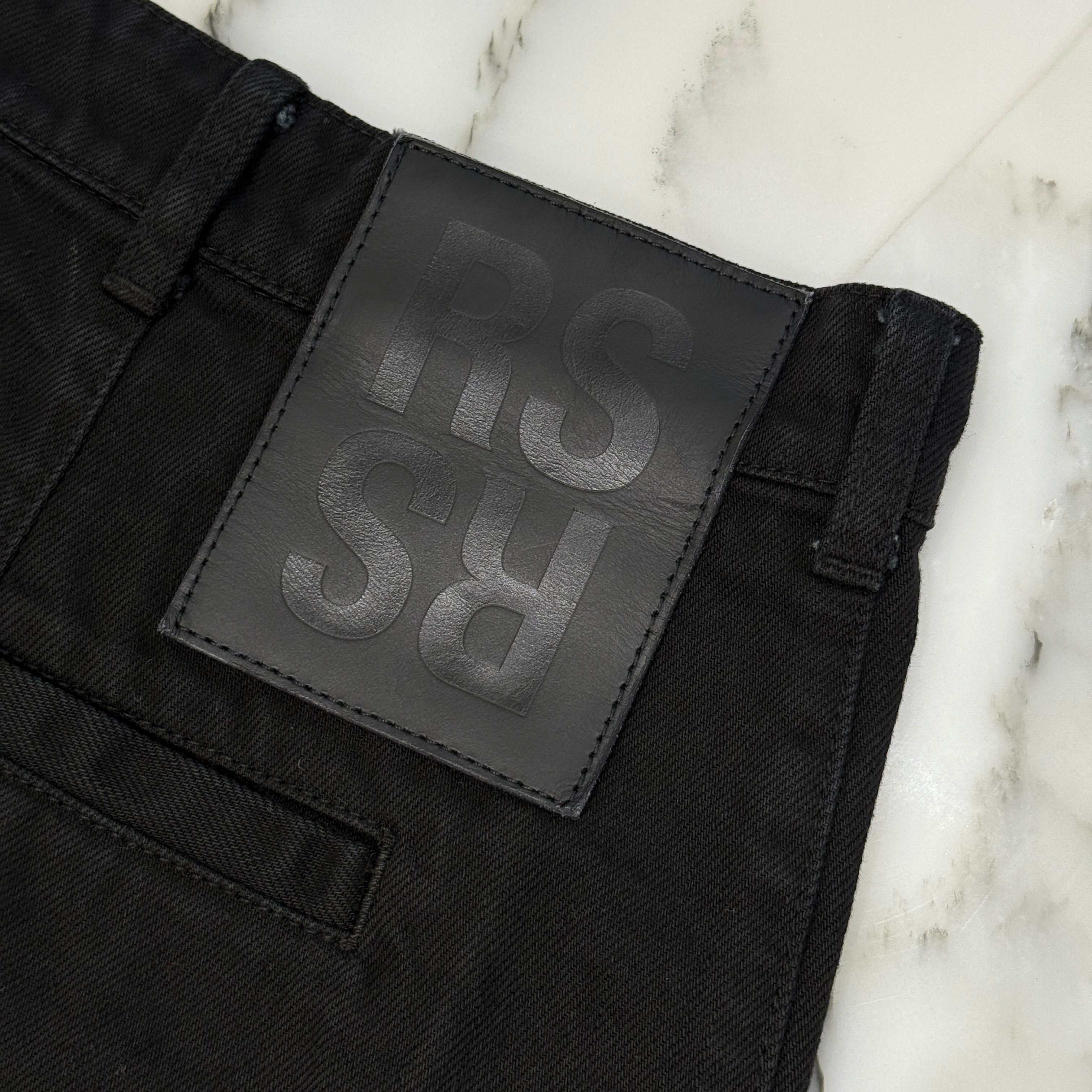 RAF SIMONS 2022SS Wide Denim Shorts With Double Pleats 221 M326