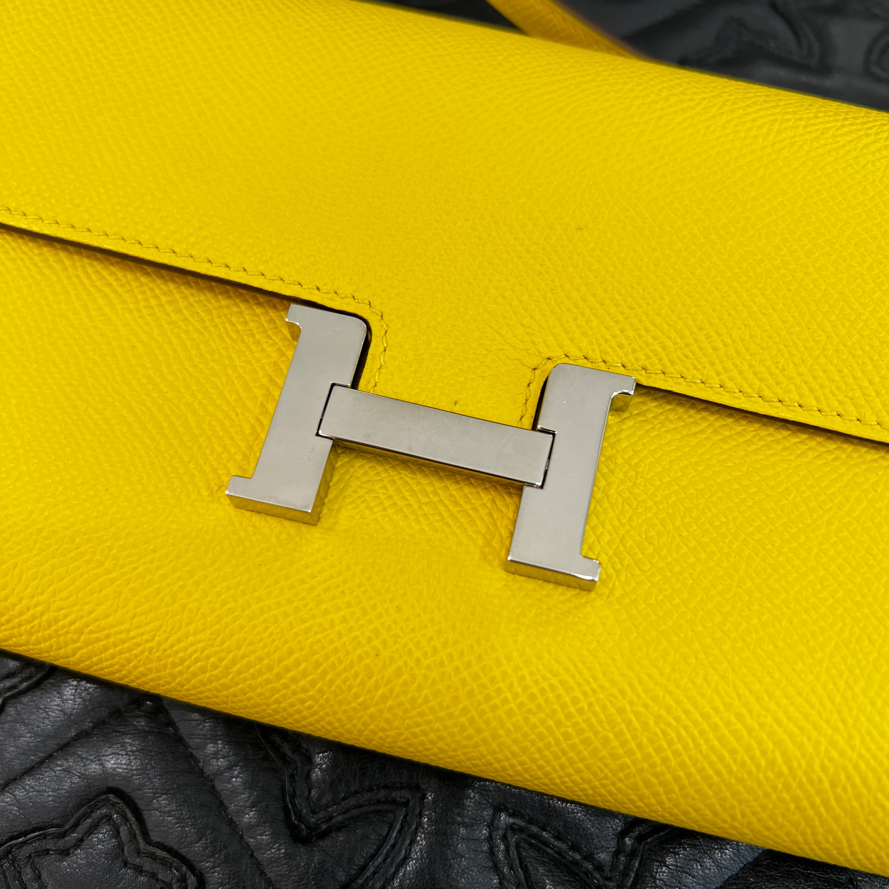 HERMES Constance To Go "Jaune Naples" Leather Long Wallet B刻印 エルメス コンスタンス トゥ ゴー "ジョーヌナプル" レザーロングウォレット B刻印